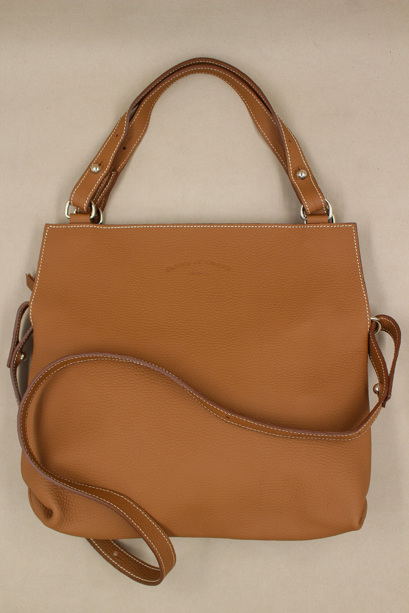 charles-et-charlus-touquet-m-sac-cuir-gold-30-cm image 1