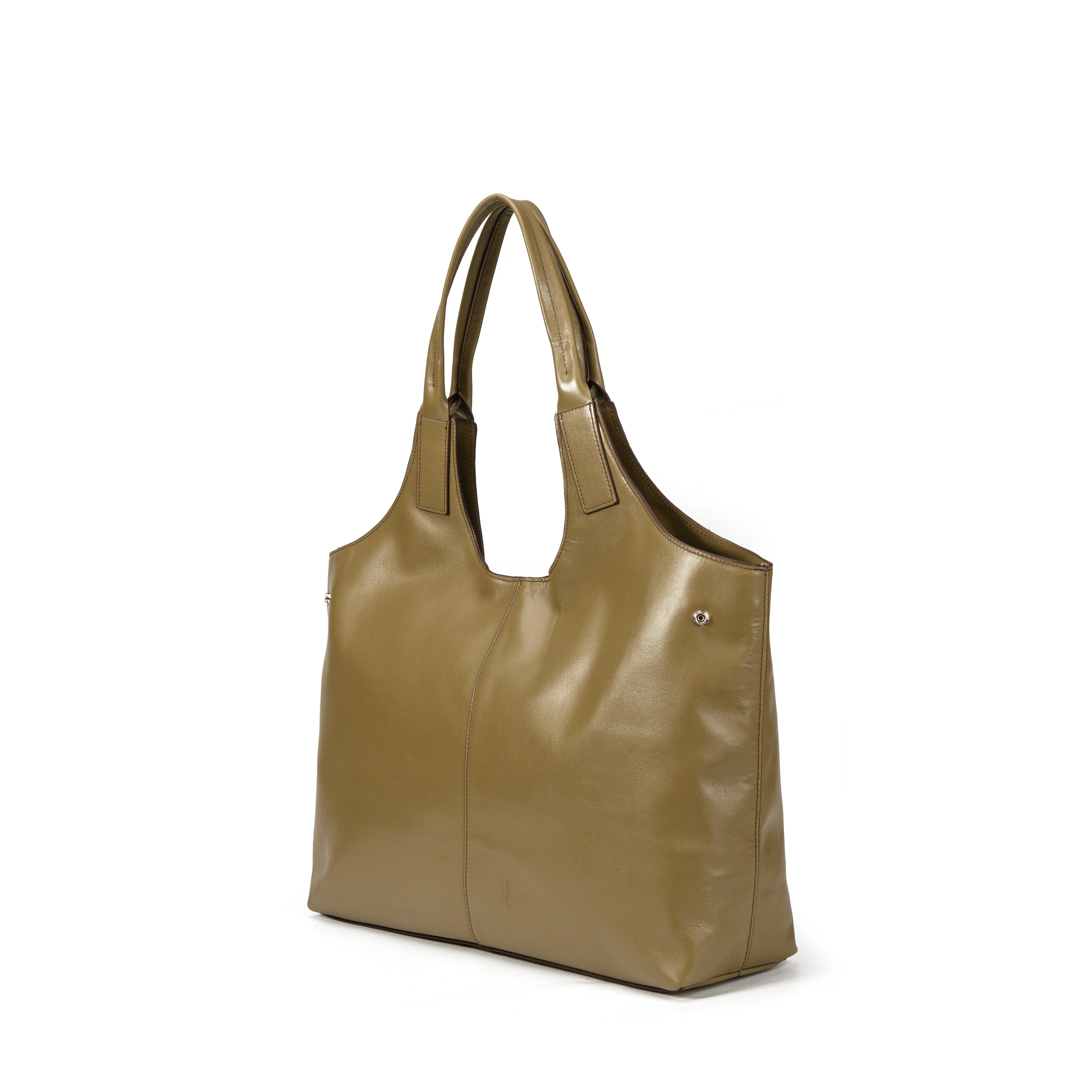 kate-lee-clemence-grand-sac-cuir-vachette-vert-olive image 4