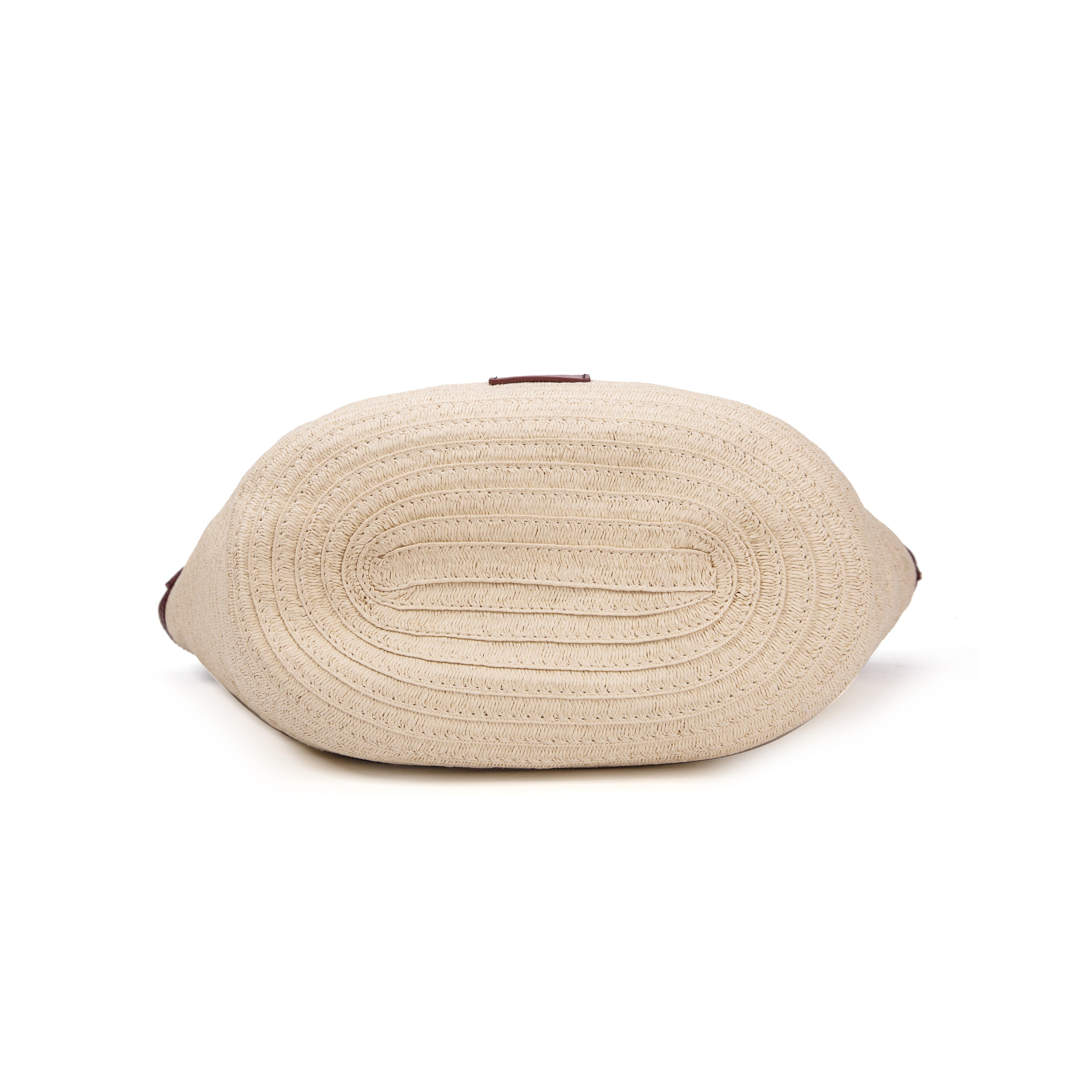 kate-lee-patty-cabas-paille-cuir-aubergine image 5