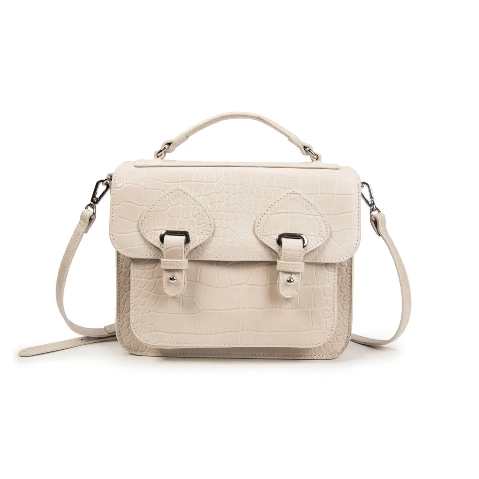 kate-lee-eiffel-croco-cartable-cuir-ivoire-croco image 1