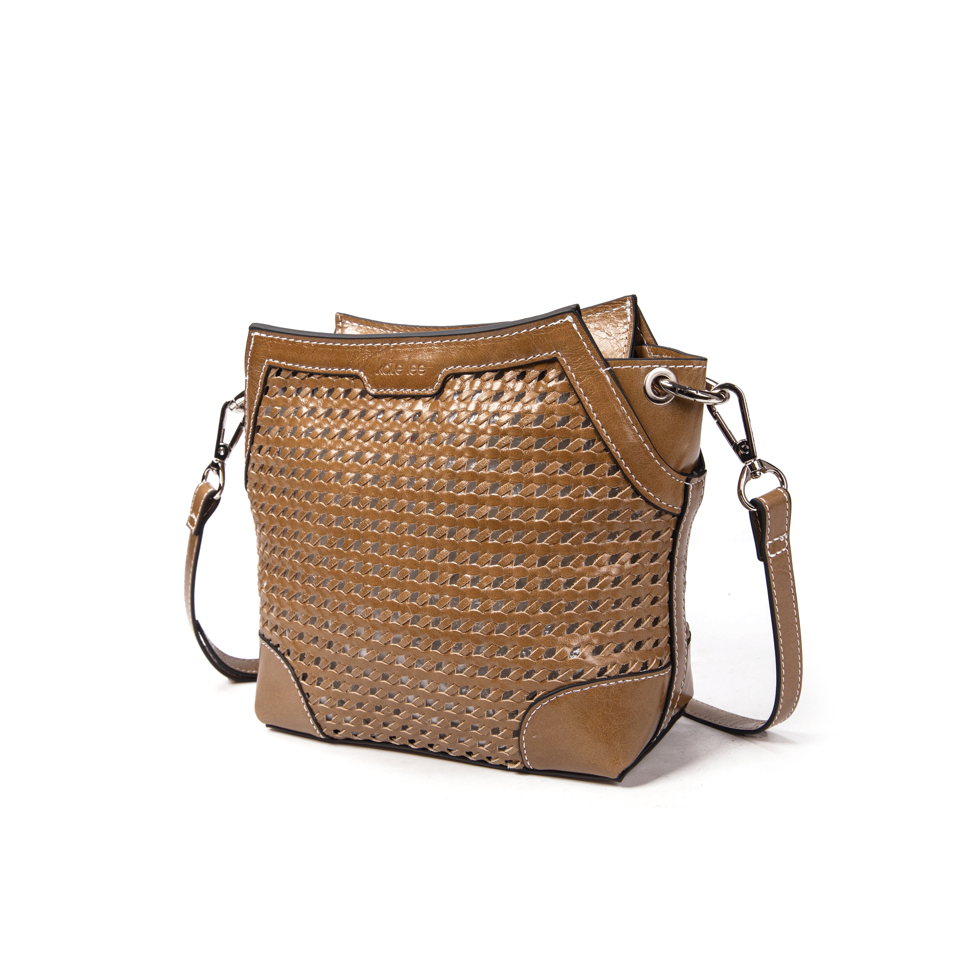kate-lee-bonbon-tane-sac-bandouli-re-cuir-miel-tress image 2