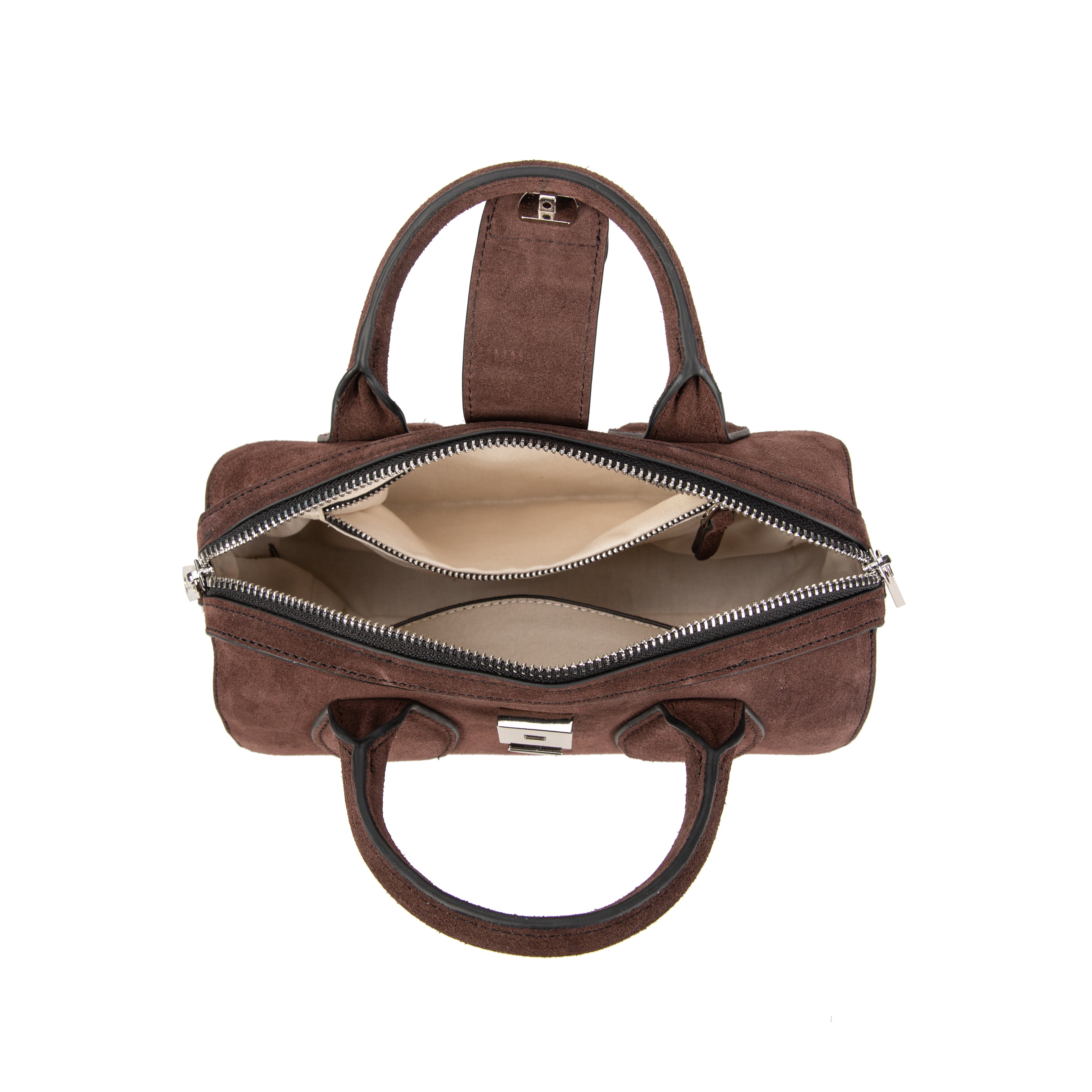 kate-lee-frola-v-sac-bowling-chocolat-velours image 3