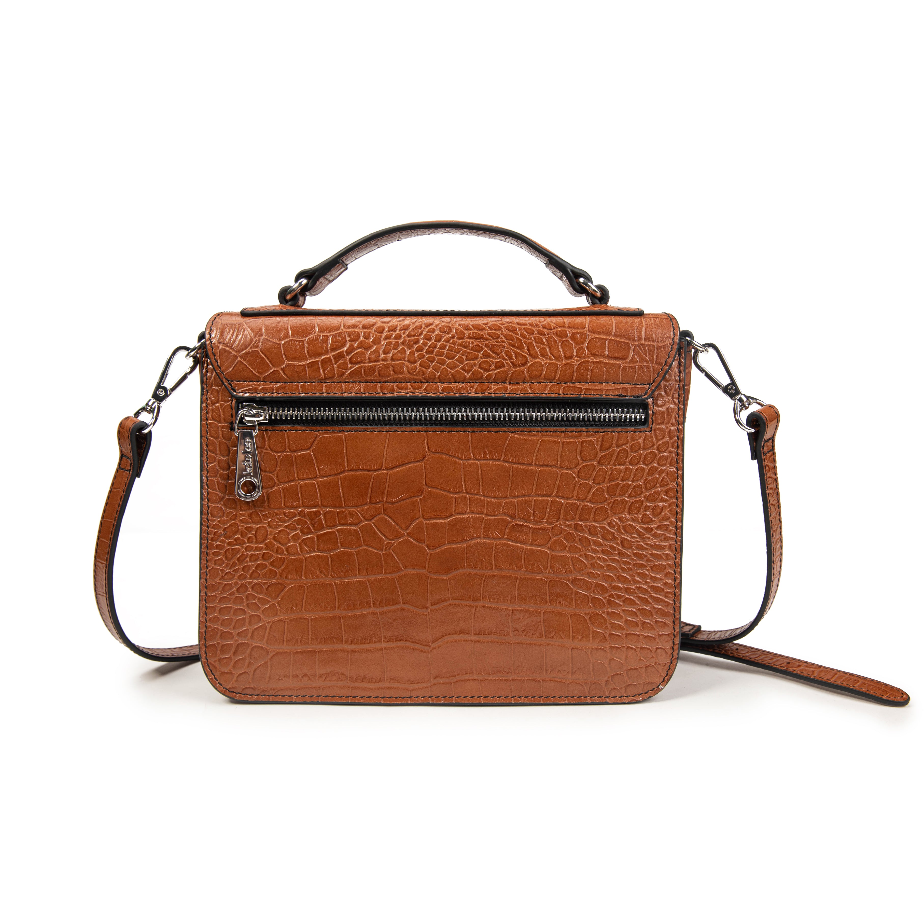 kate-lee-eiffel-croco-sac-bandouli-re-cuir-camel image 4