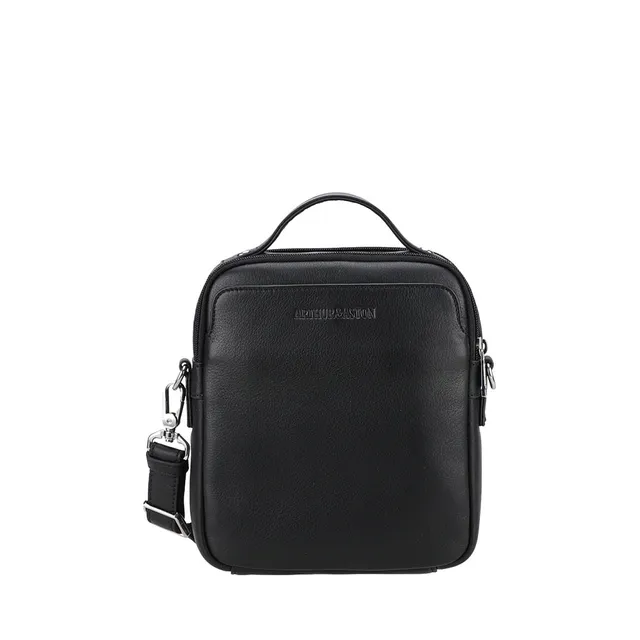 arthur-et-aston-ange-sacoche-m-cuir-noir image 1