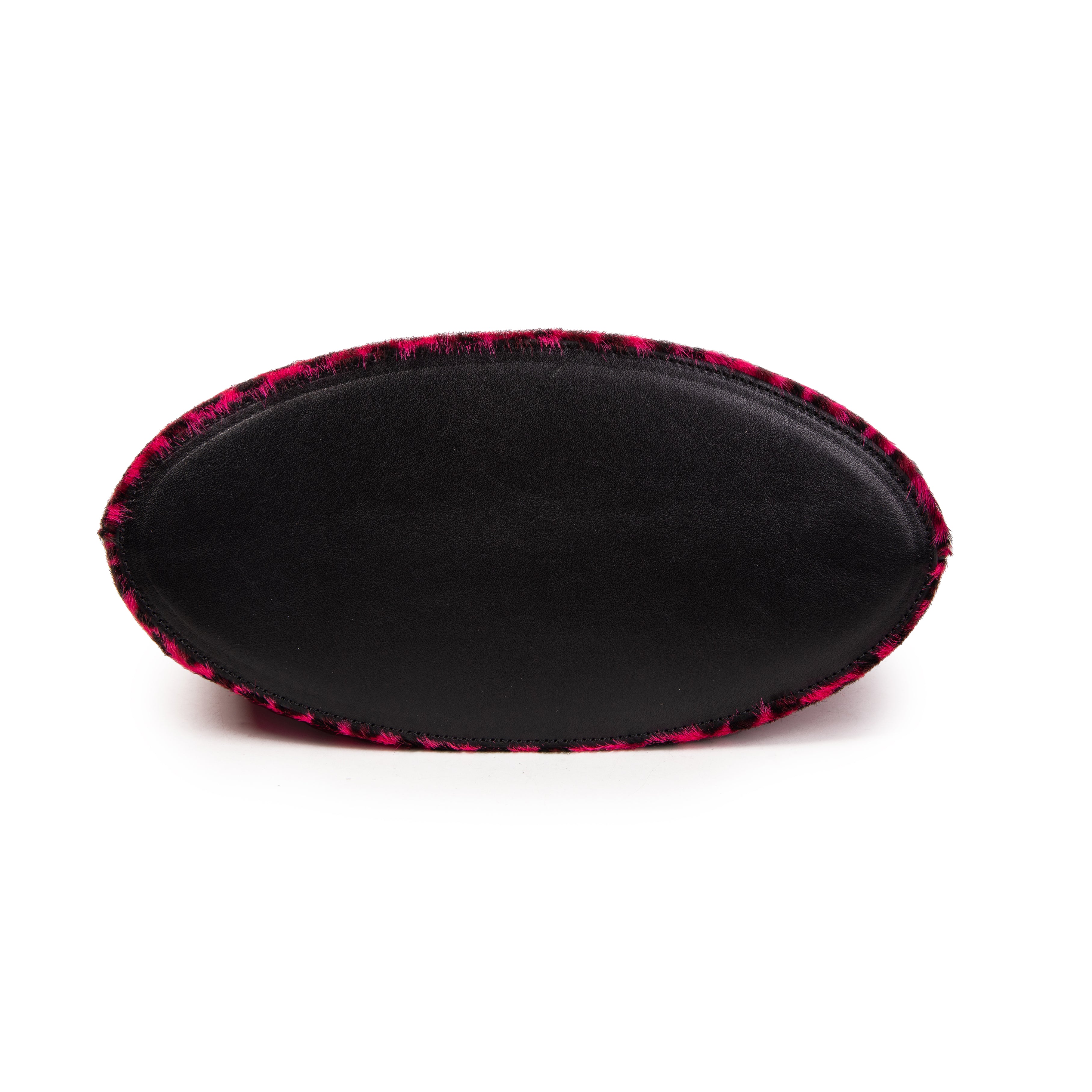 kate-lee-st-tropez-sac-seau-fuchsia-l-opard-vachette image 5