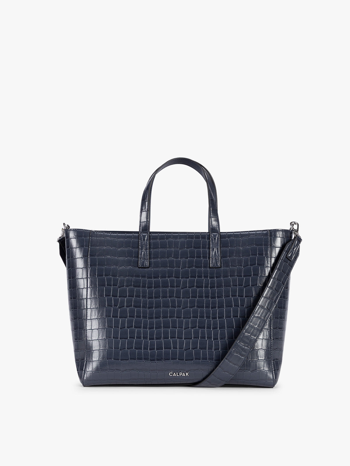 calpak-haven-15-tote-ordinateur-croco-cerise image 1