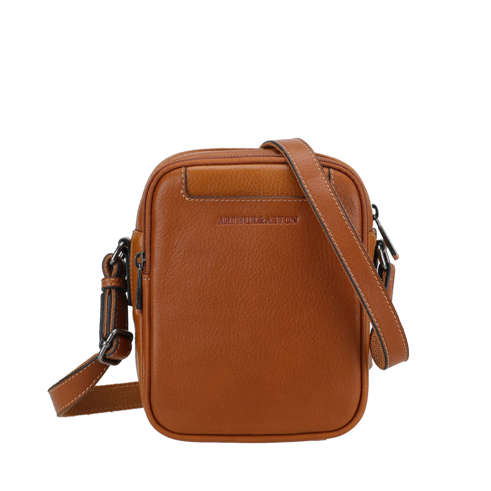 arthur-et-aston-l-on-sac-travers-cuir-noir-vachette image 5