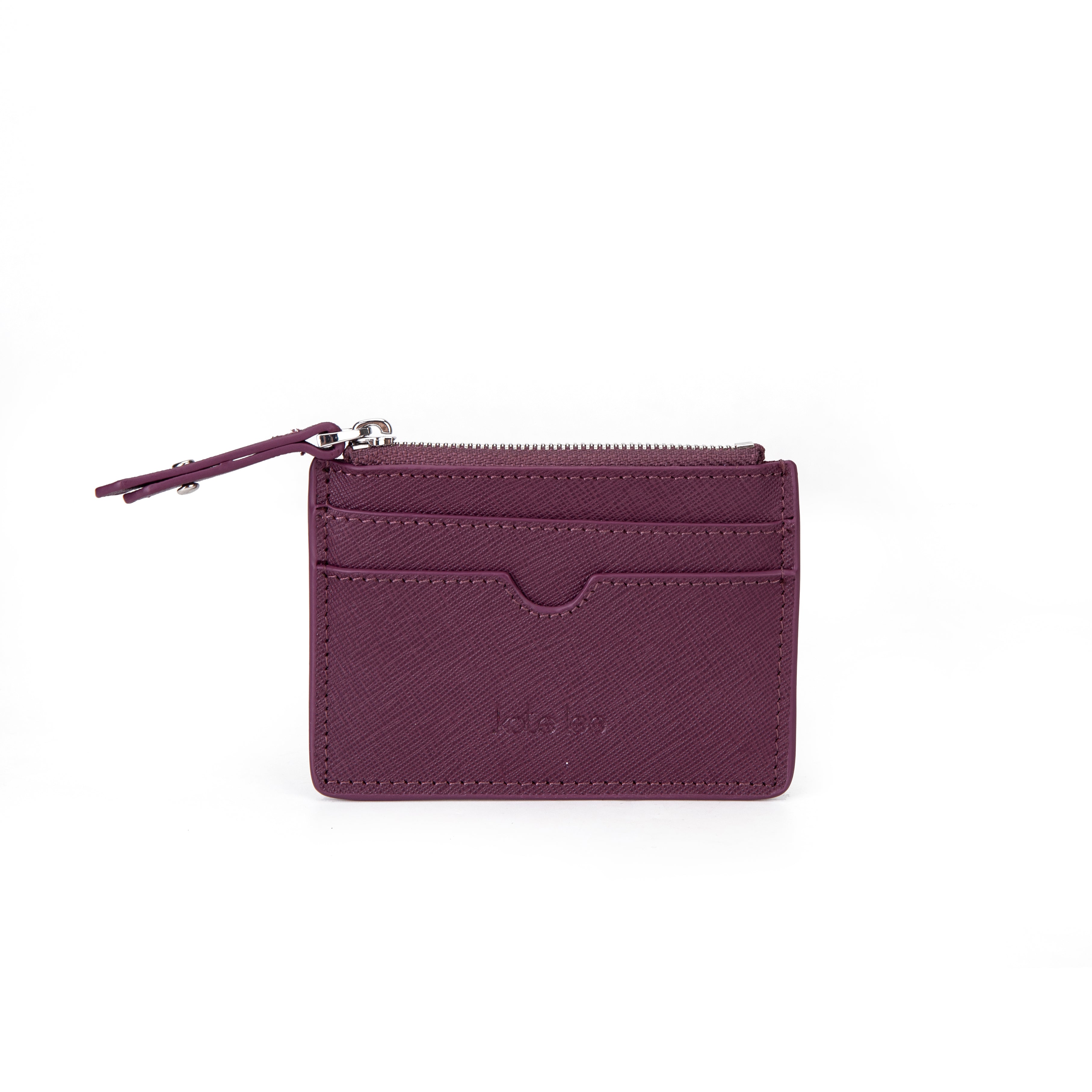 kate-lee-anyssa-sa-porte-monnaie-cuir-violet-zipp image 1