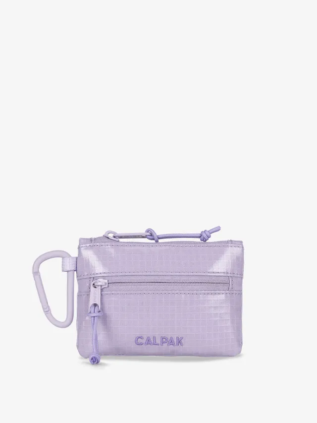 calpak-terra-clippable-card-pouch-porte-cartes-bordeaux image 1