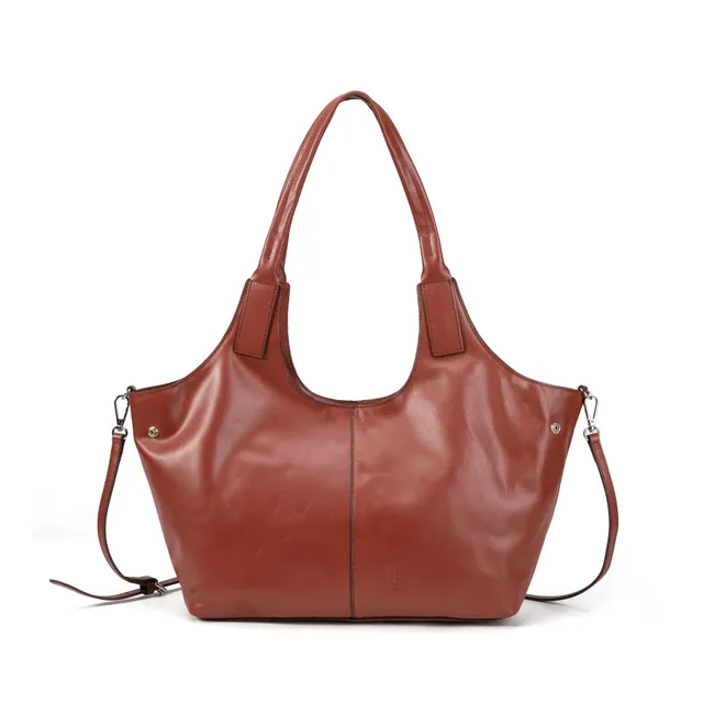 kate-lee-meline-sac-cuir-vachette-rouge-fonc-44-cm image 1