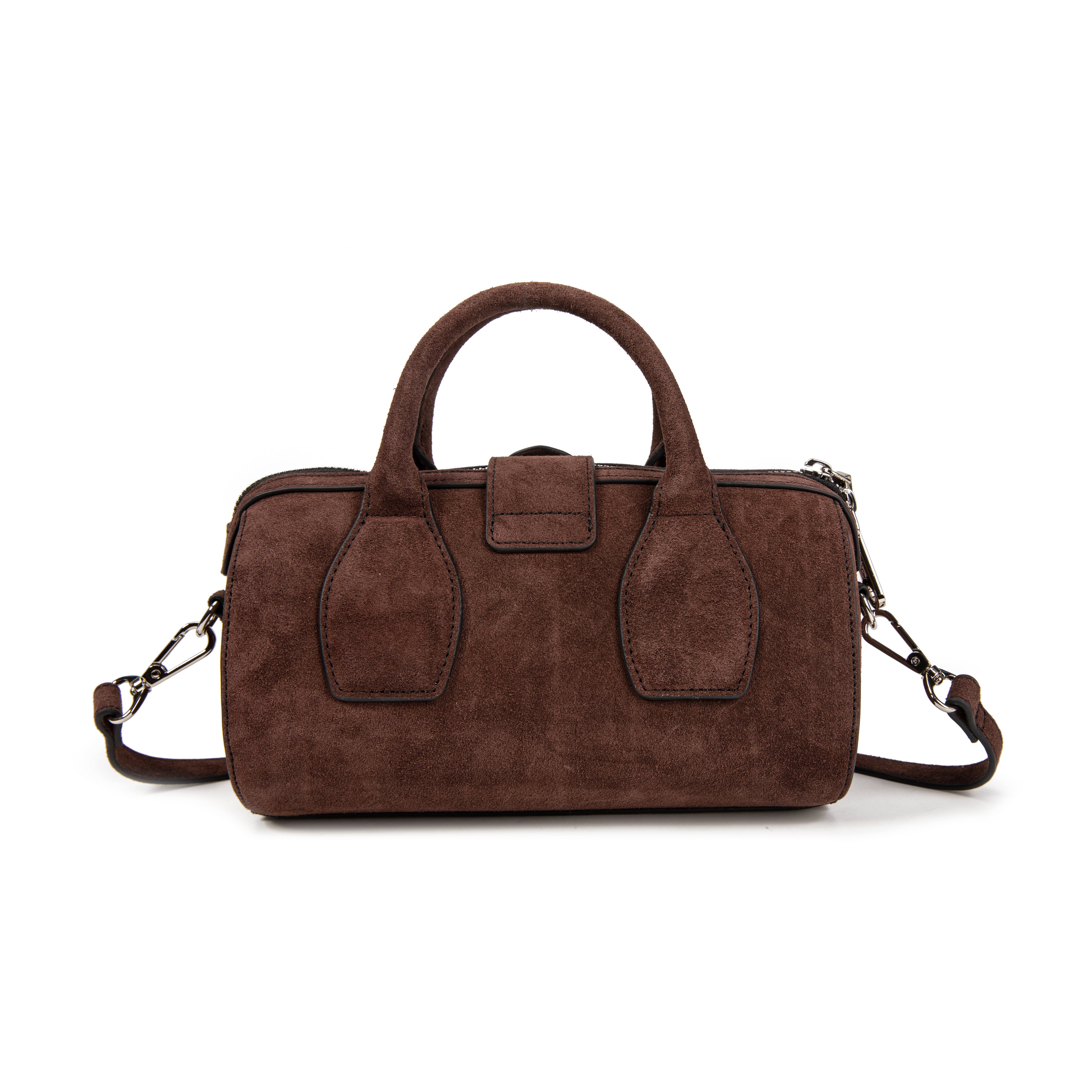 kate-lee-frola-v-sac-bowling-chocolat-velours image 4