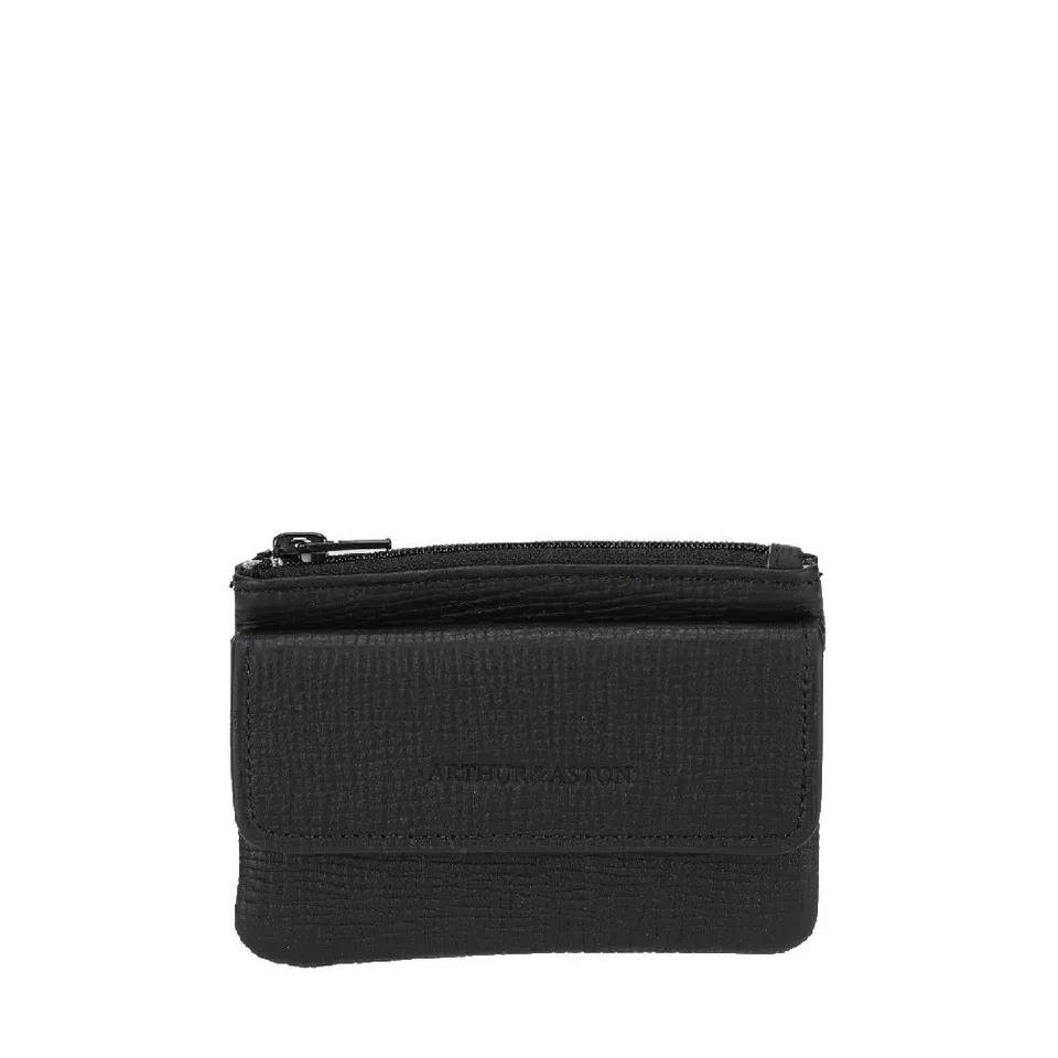 arthur-et-aston-lewis-porte-monnaie-cuir-noir-pleine-fleur image 1