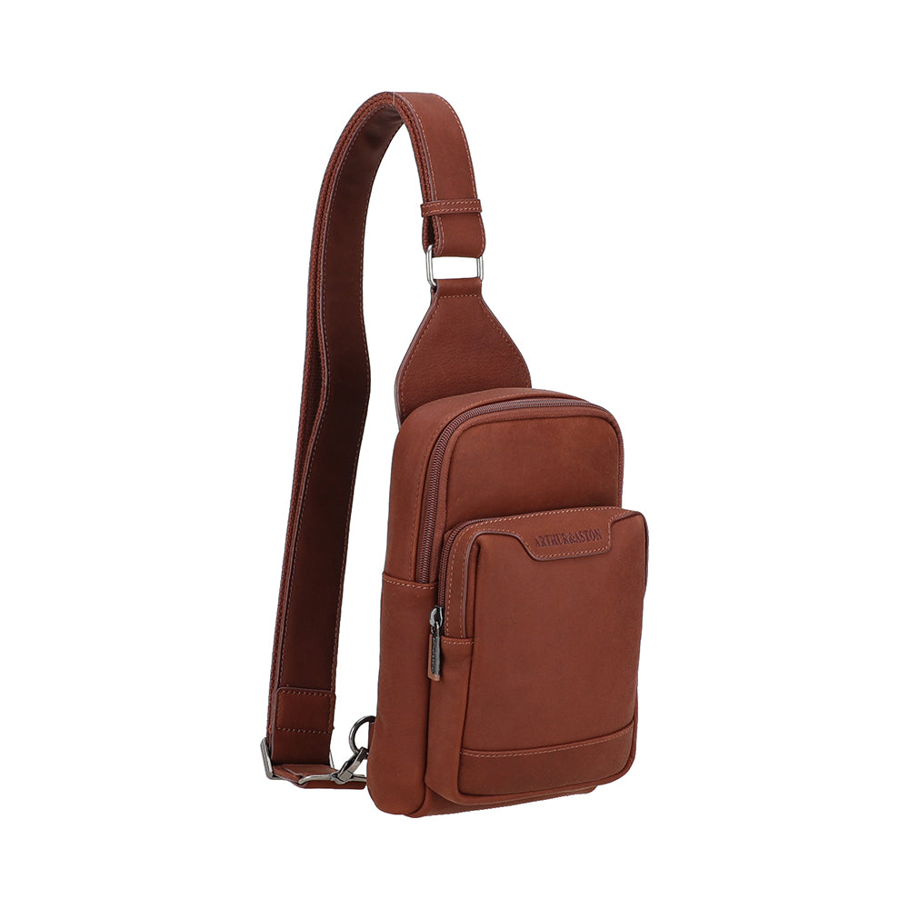 arthur-et-aston-ars-ne-body-bag-cuir-noir-pleine-fleur image 6