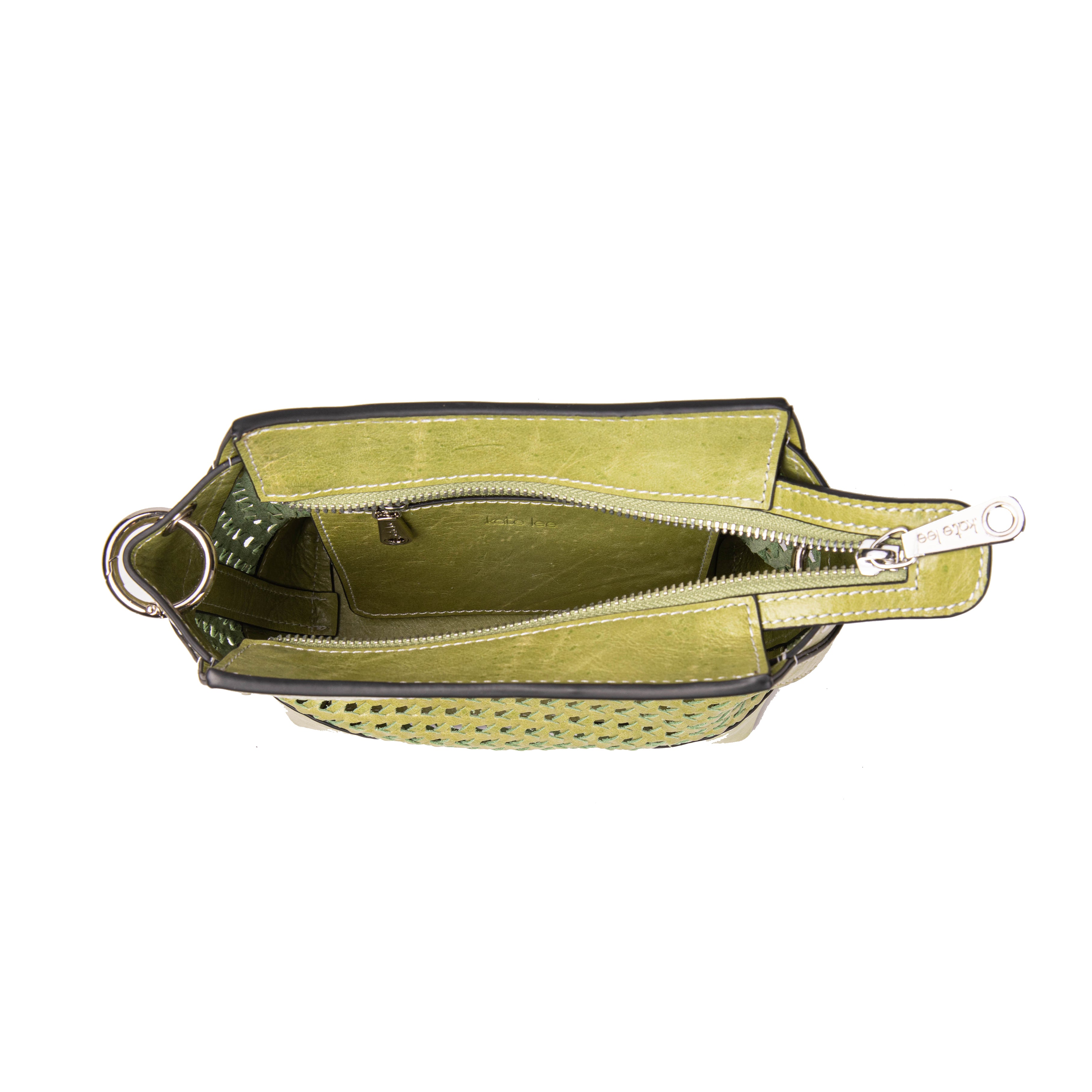 kate-lee-bonbon-tane-sac-bandouli-re-vert-acide-tress image 3