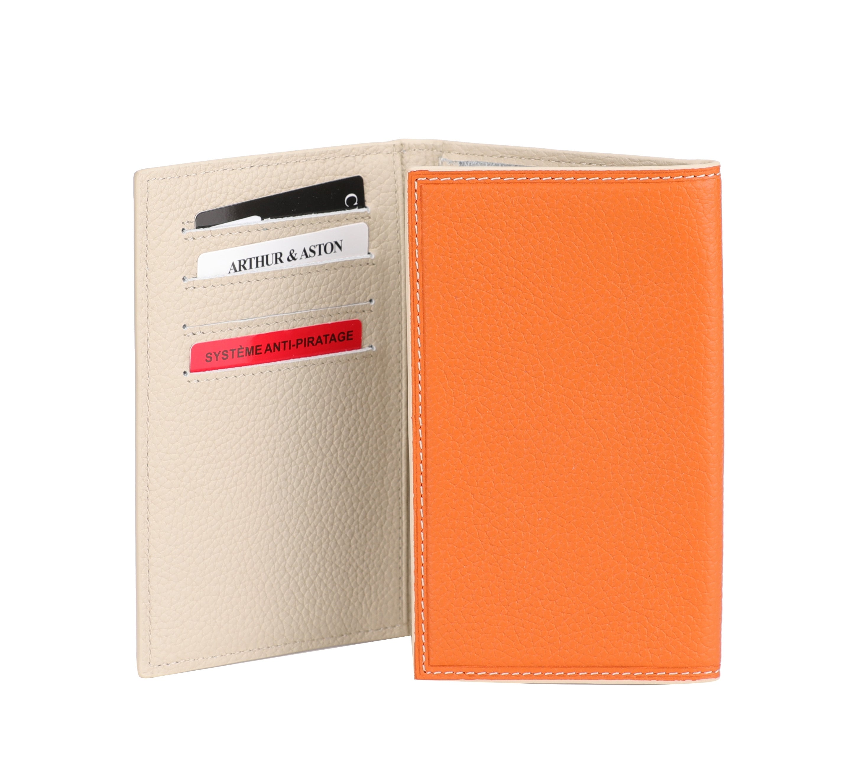 arthur-et-aston-joy-porte-papiers-cuir-marron-vachette image 2