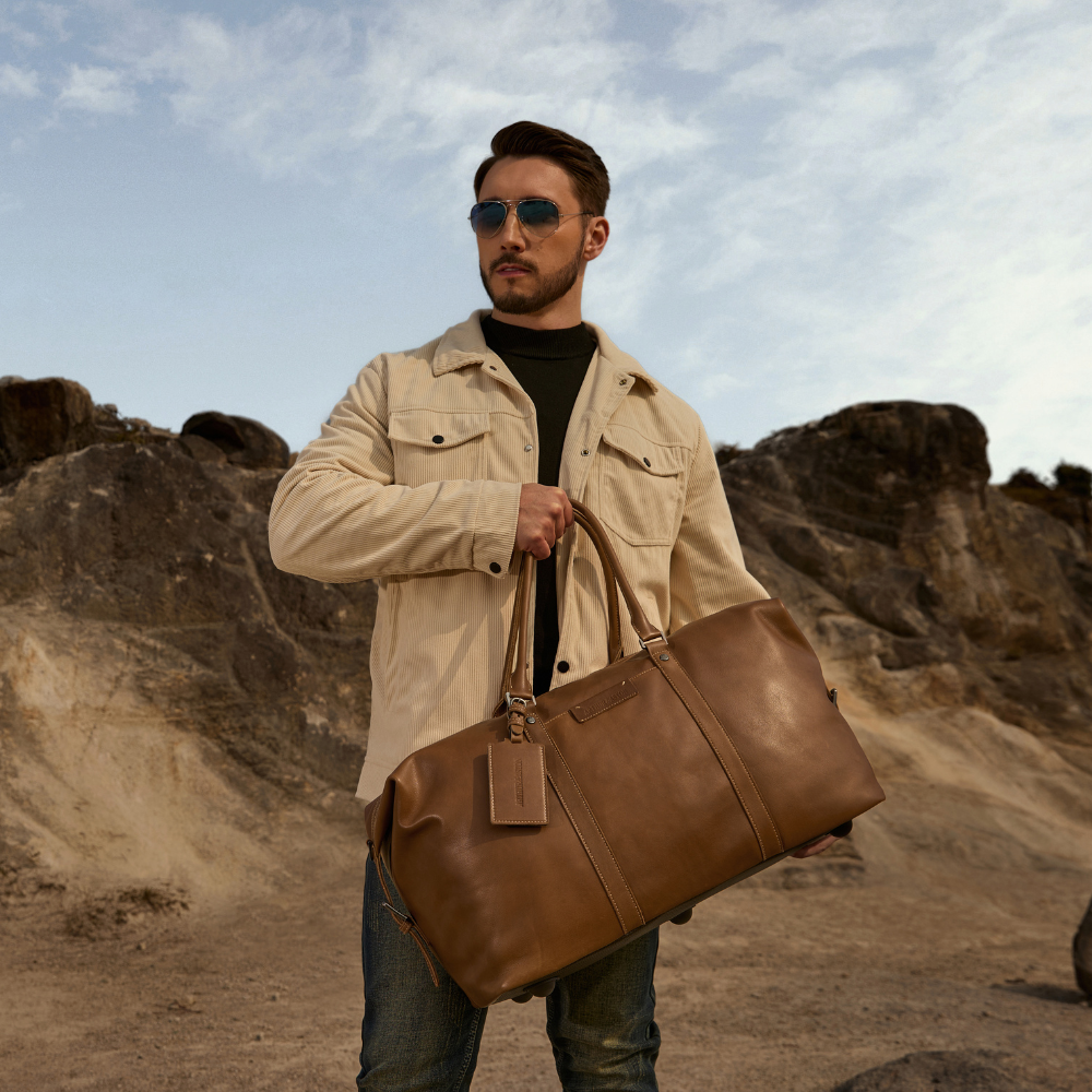 arthur-et-aston-johany-sac-de-voyage-cuir-cognac image 1