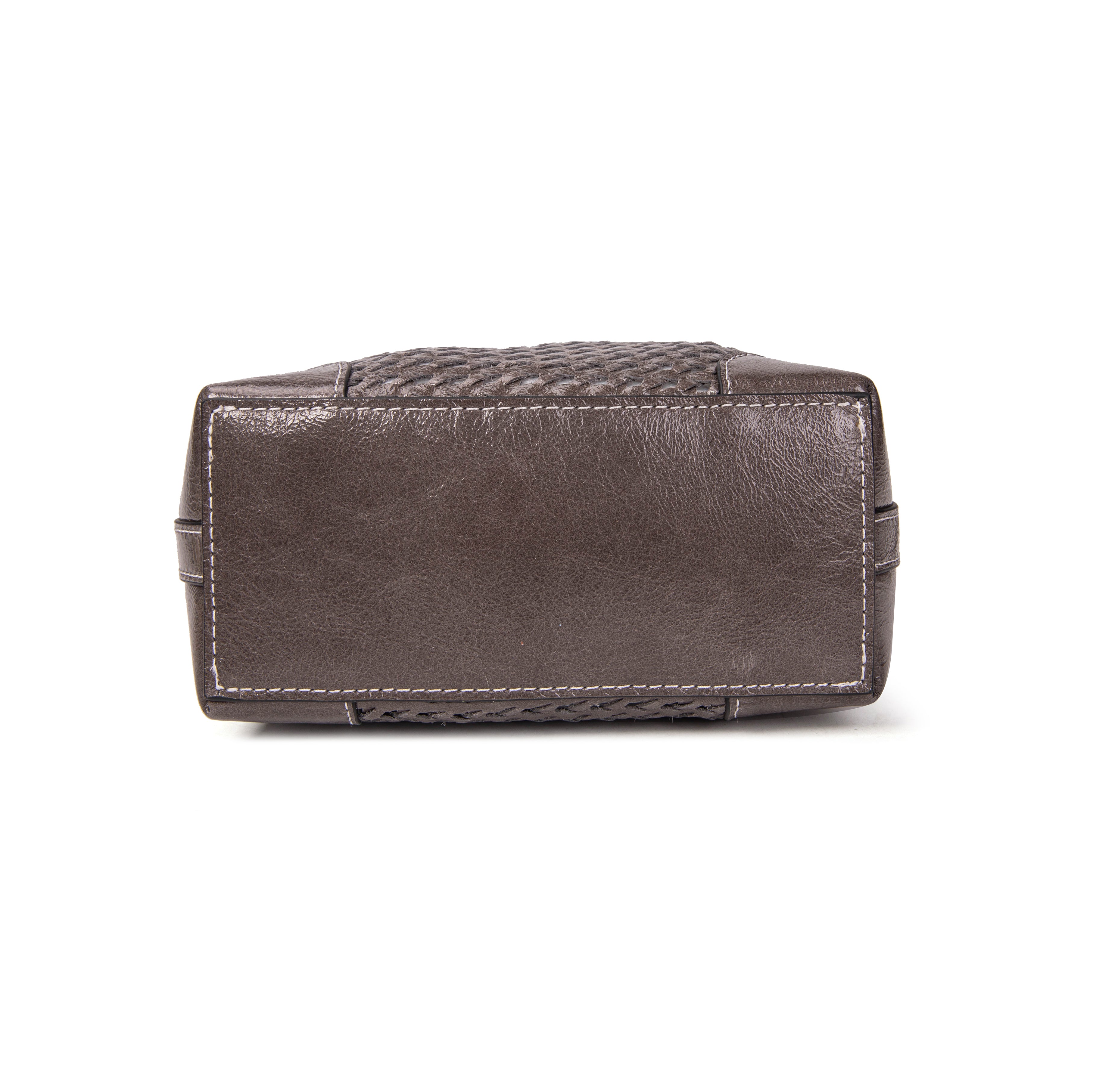 kate-lee-bonbon-sac-bandouli-re-cuir-tress-gris-furlo image 5