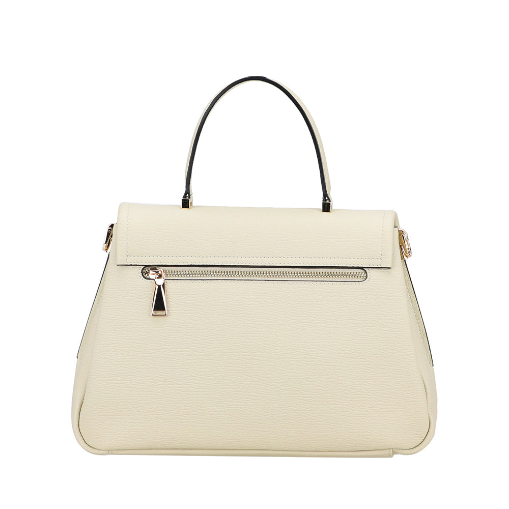 arthur-et-aston-nora-sac-main-cuir-noir-dor image 6