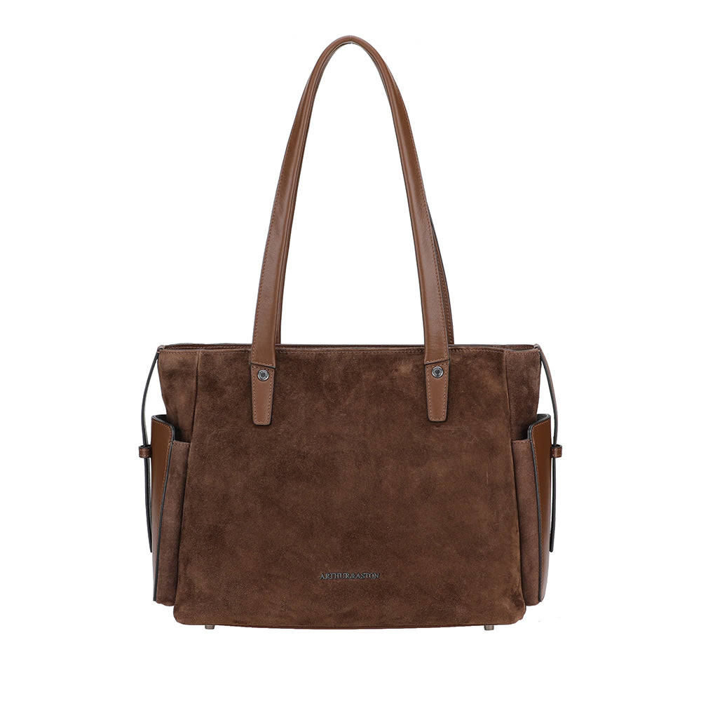 arthur-et-aston-maya-sac-shopping-cuir-ch-taigne-paule image 2