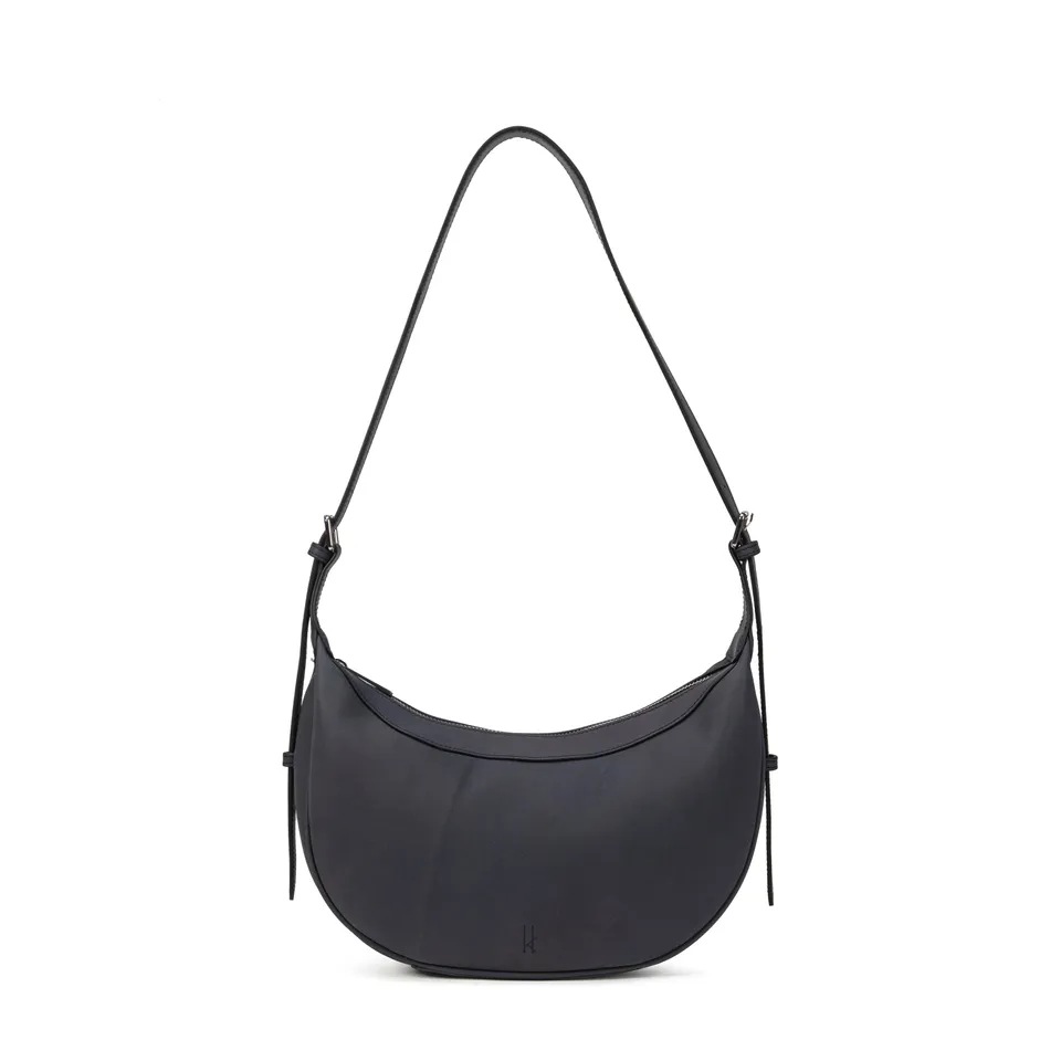 kate-lee-palma-sac-demi-lune-bleu-marine-vachette image 1