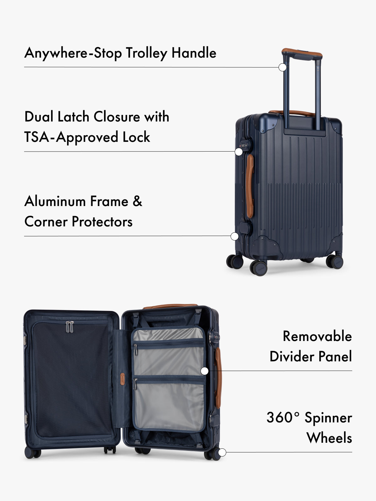 calpak-vault-carry-on-valise-cabine-rigide-dark-cherry-extensible image 3