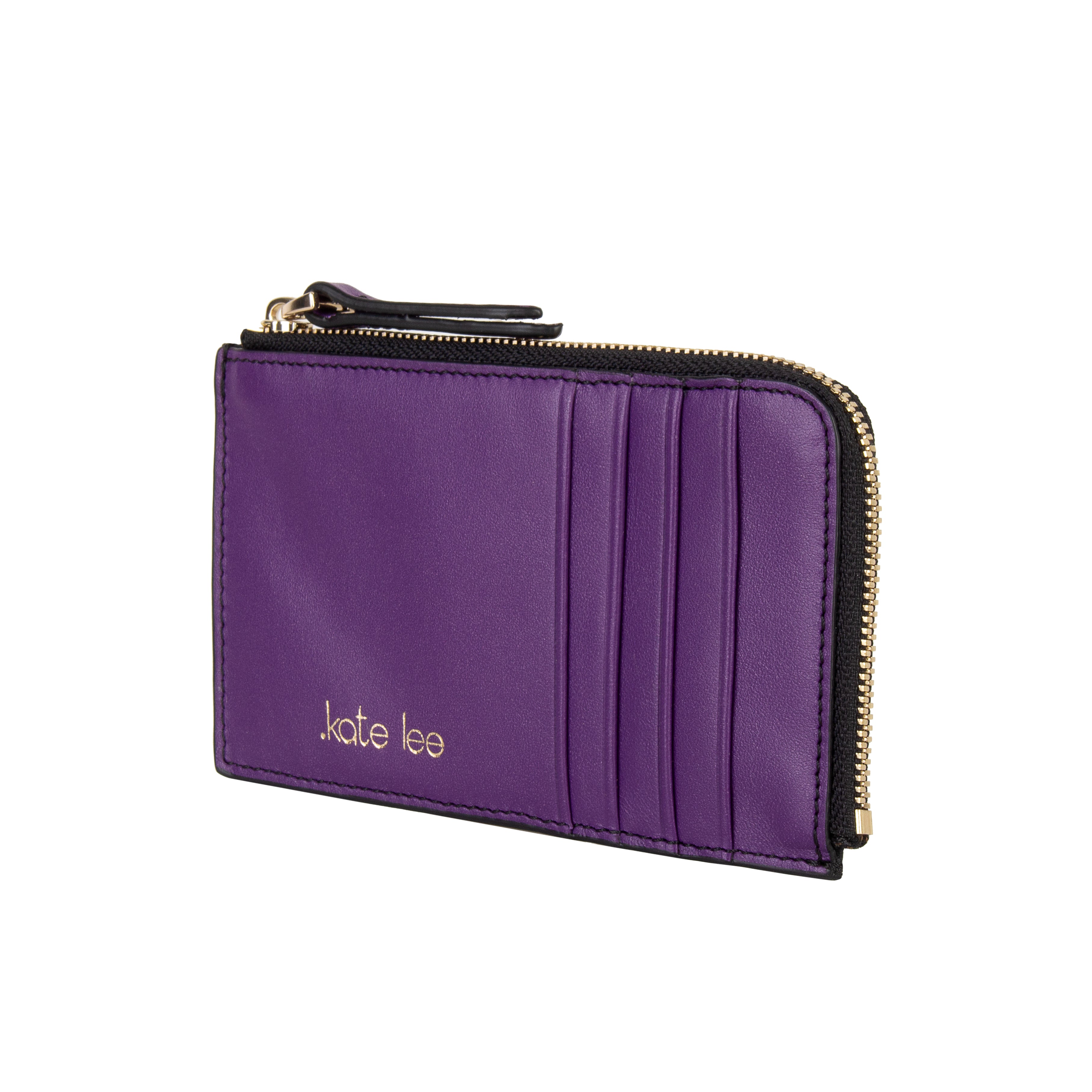 kate-lee-alo-sa-portefeuille-vachette-violet-8-cartes image 2