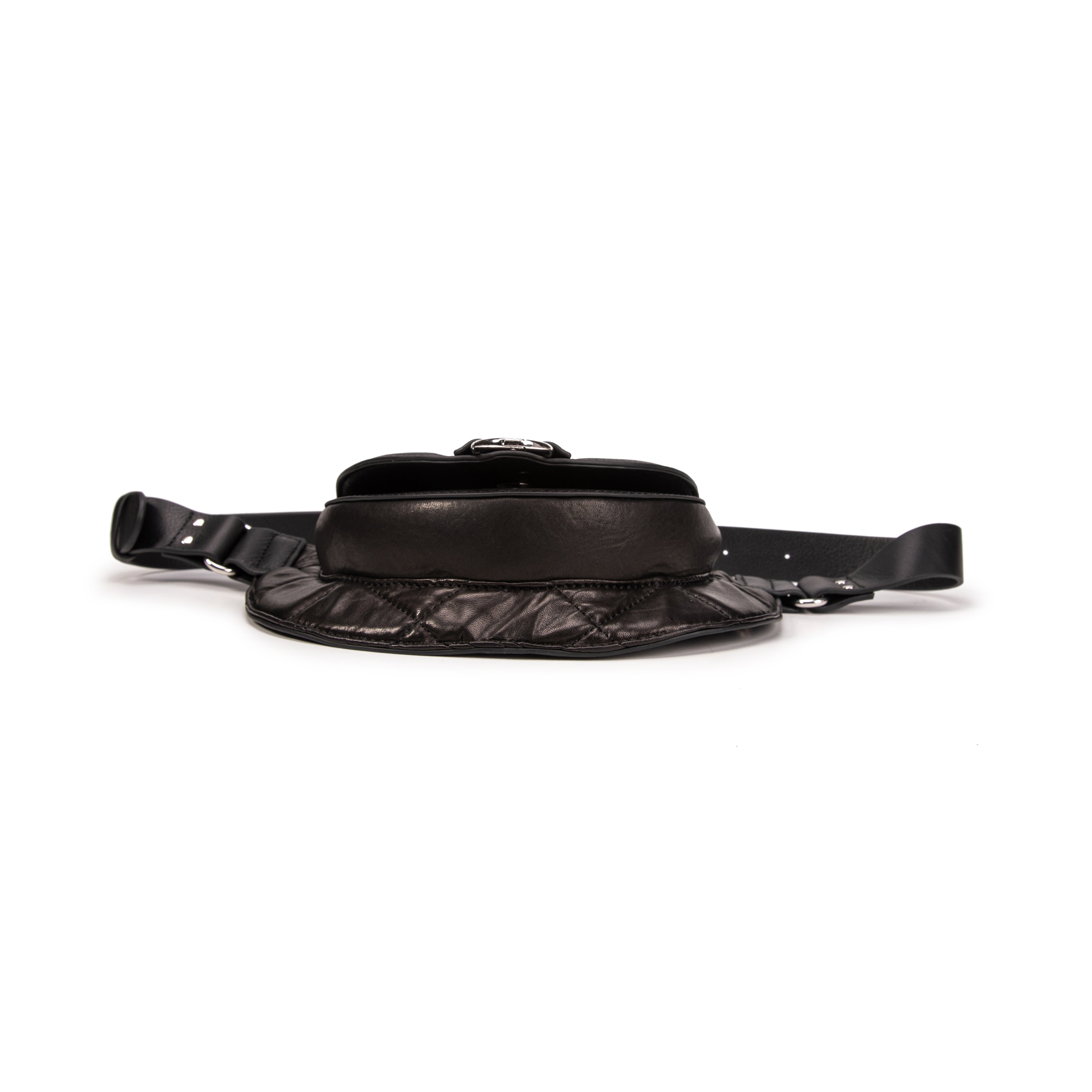 kate-lee-ully-matelass-sac-banane-agneau-noir image 5