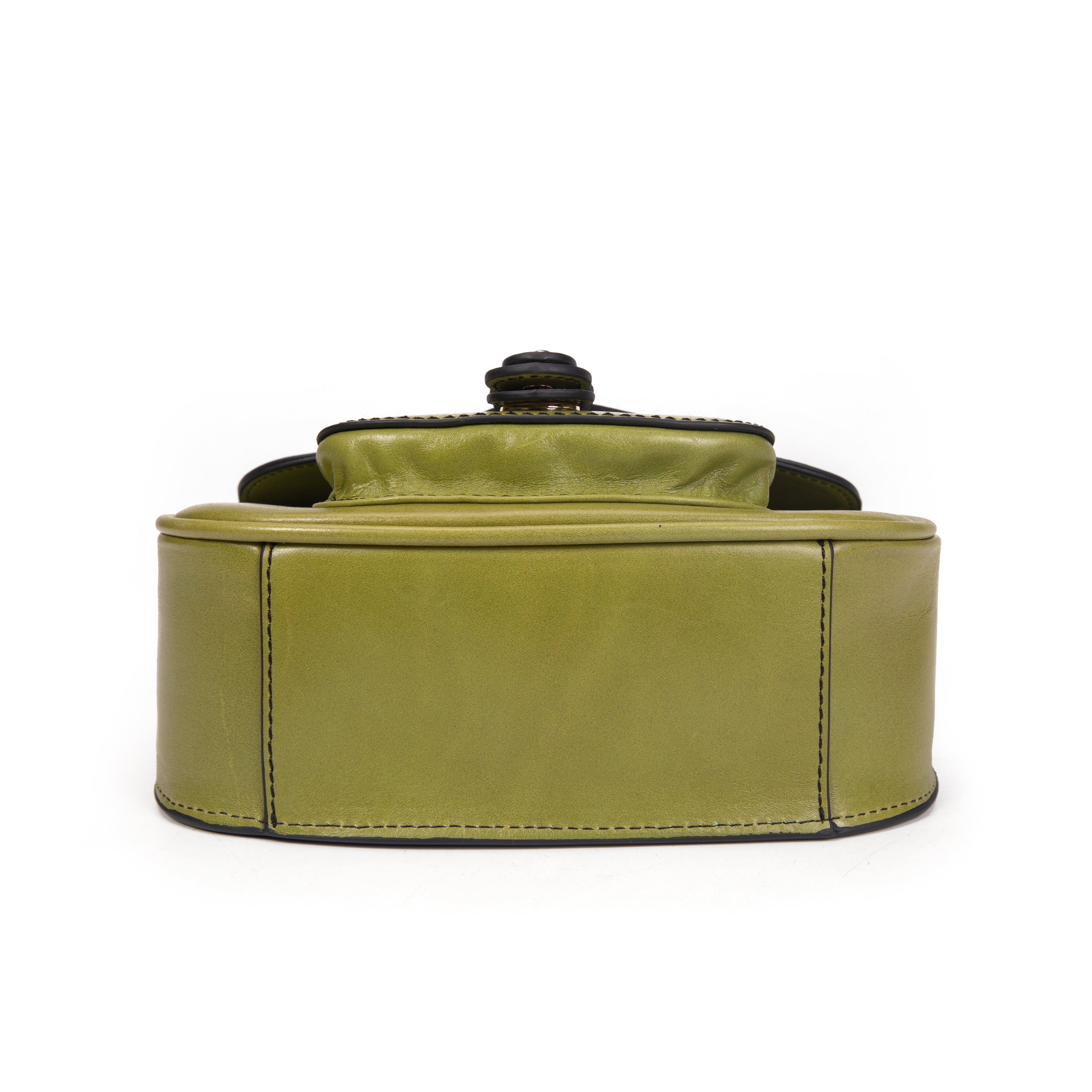 kate-lee-emelyne-gibeci-re-cuir-vert-lisse image 5