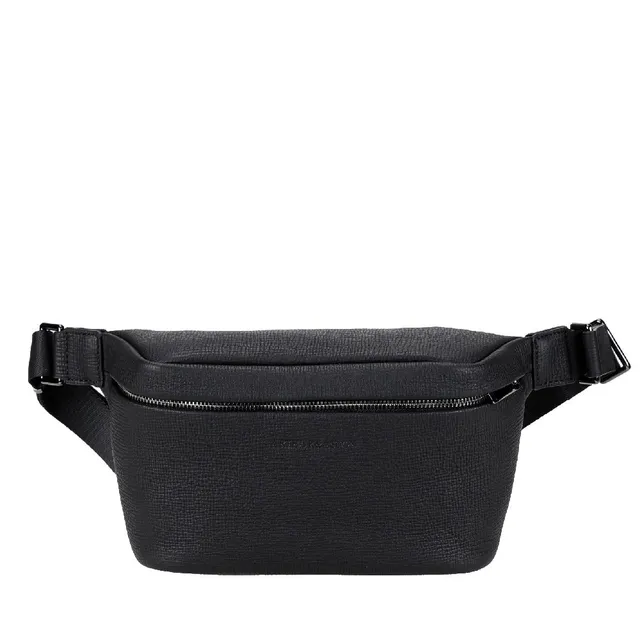 arthur-et-aston-lewis-banane-cuir-noir-homme image 1