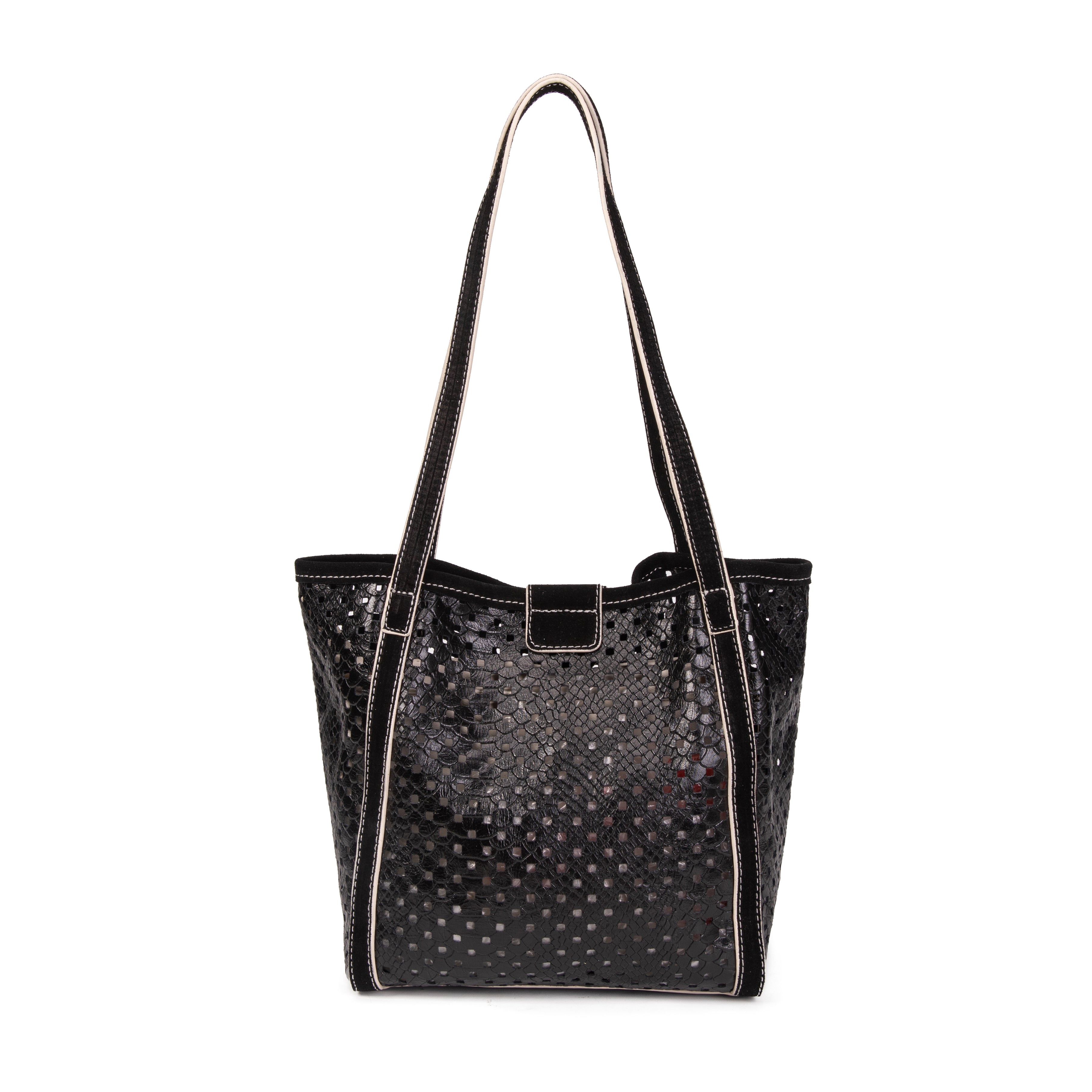 kate-lee-m-ryve-sac-cabas-noir-vachette-perfor-e image 4