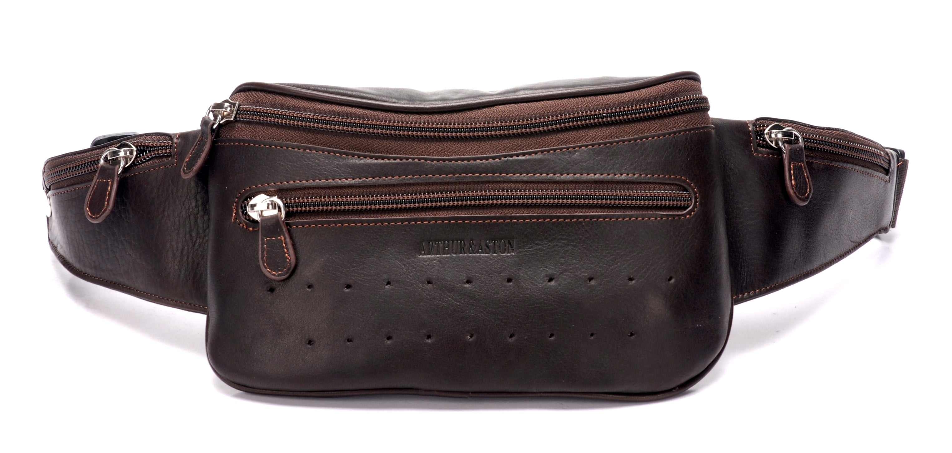 arthur-et-aston-pablo-banane-cuir-cognac-plong image 2