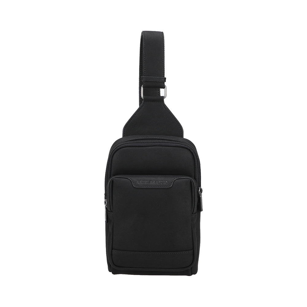 arthur-et-aston-ars-ne-body-bag-cuir-noir-pleine-fleur image 2