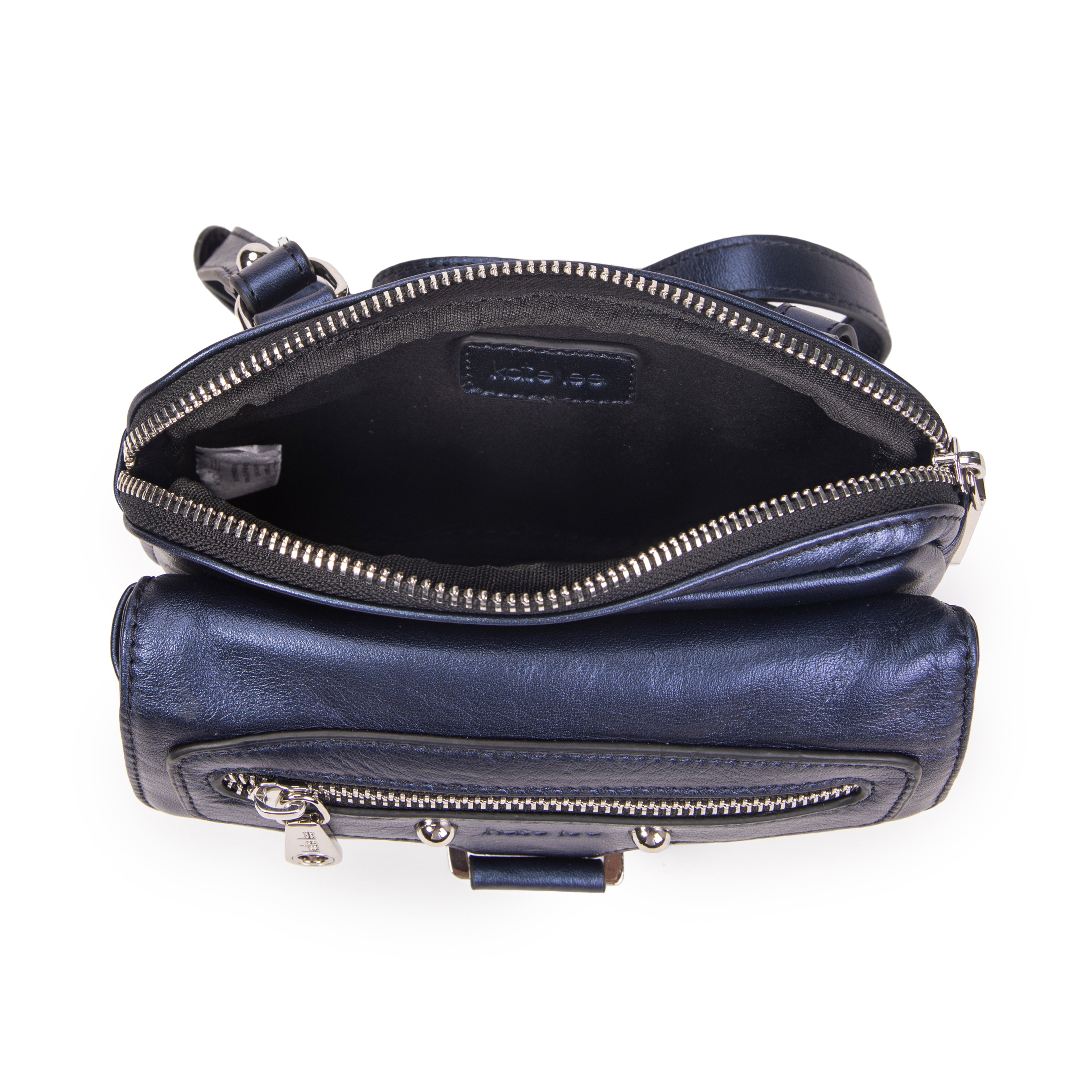 kate-lee-hena-sac-bandouli-re-bleu-vachette-nacr-e image 3