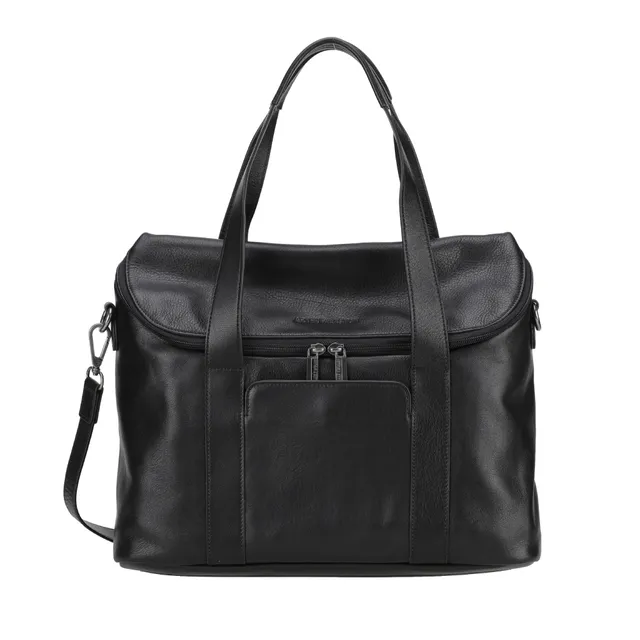arthur-et-aston-l-on-sac-port-main-cuir-noir-a4-ordinateur image 1