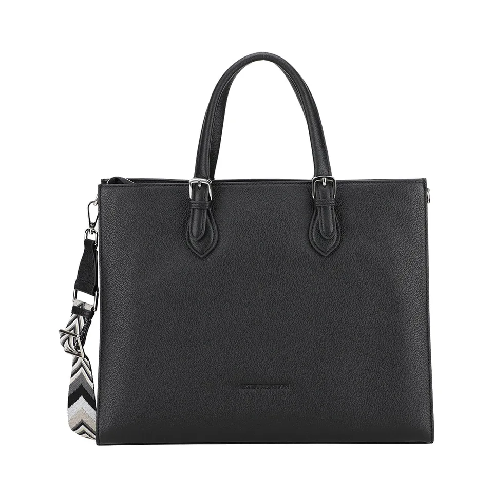 arthur-et-aston-homme-ga-l-sac-porte-main-cuir-noir image 1