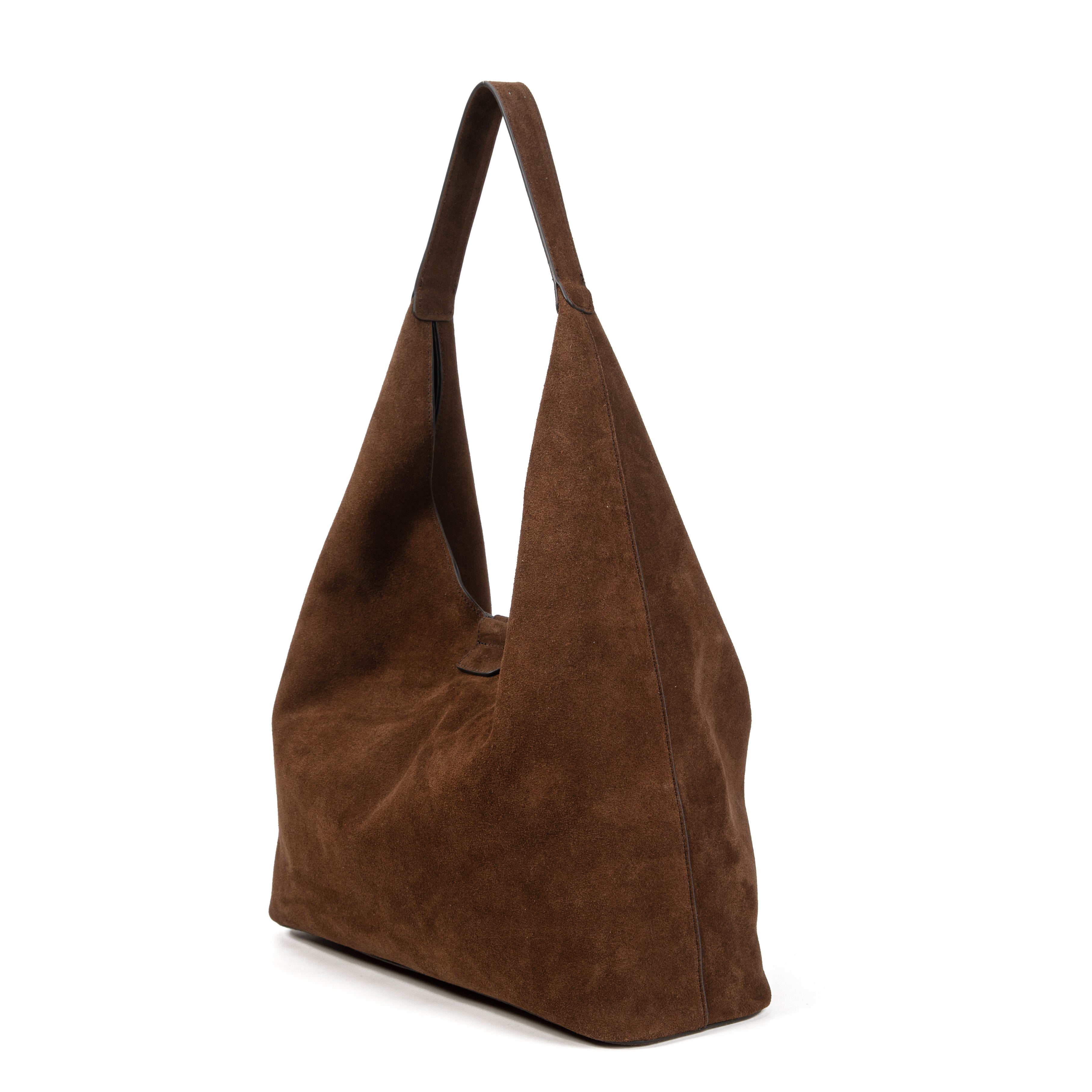kate-lee-lune-sac-cabas-velours-caramel-cuir image 2
