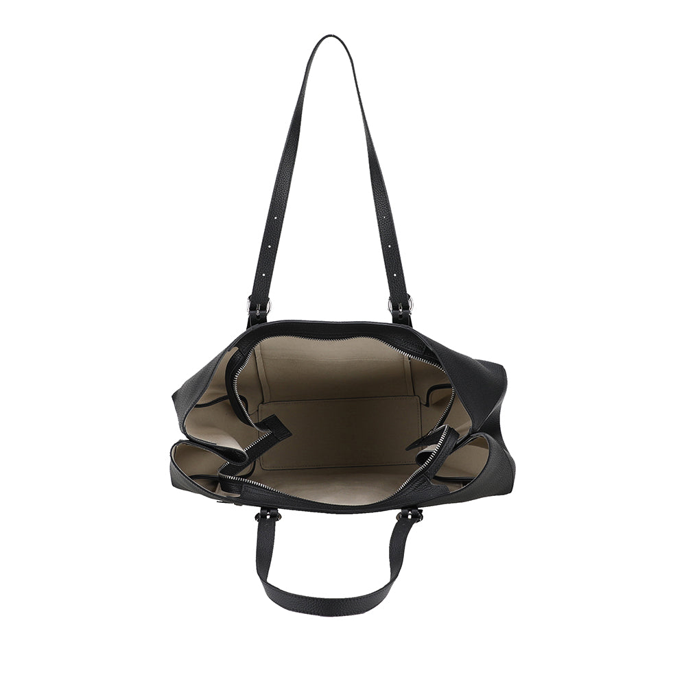arthur-et-aston-daphn-sac-cabas-m-cuir-noir image 8