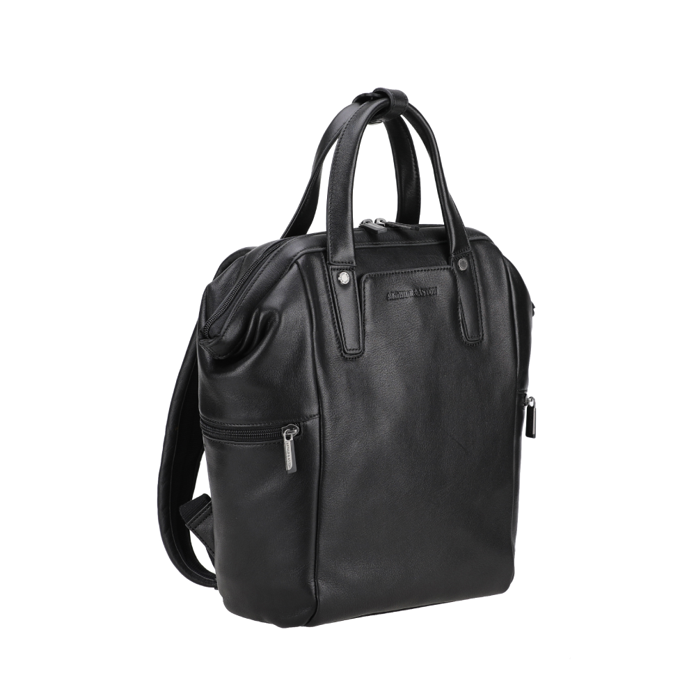 arthur-et-aston-l-on-sac-dos-cuir-noir-compact image 2