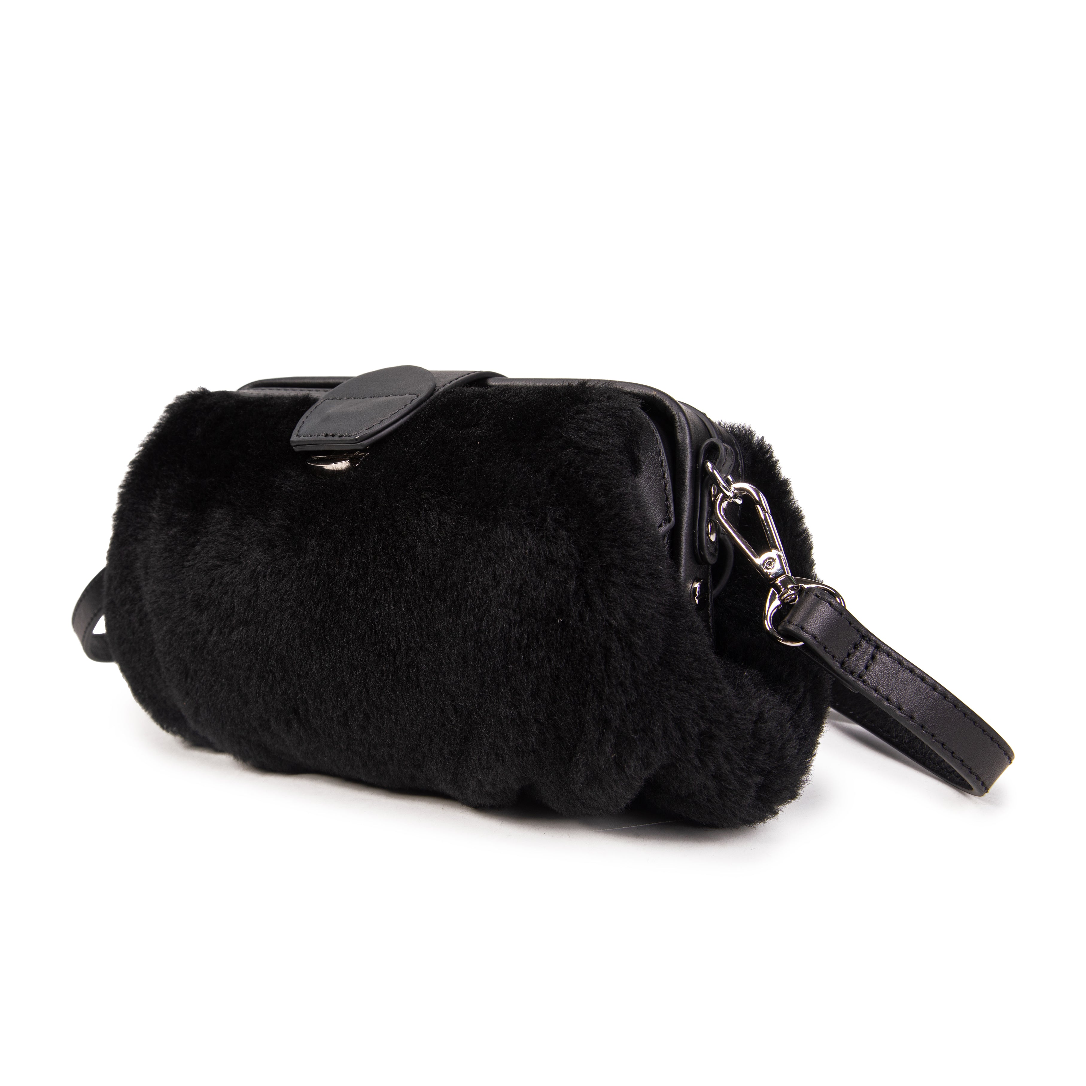 kate-lee-marta-sac-bandouli-re-shearling-noir image 2