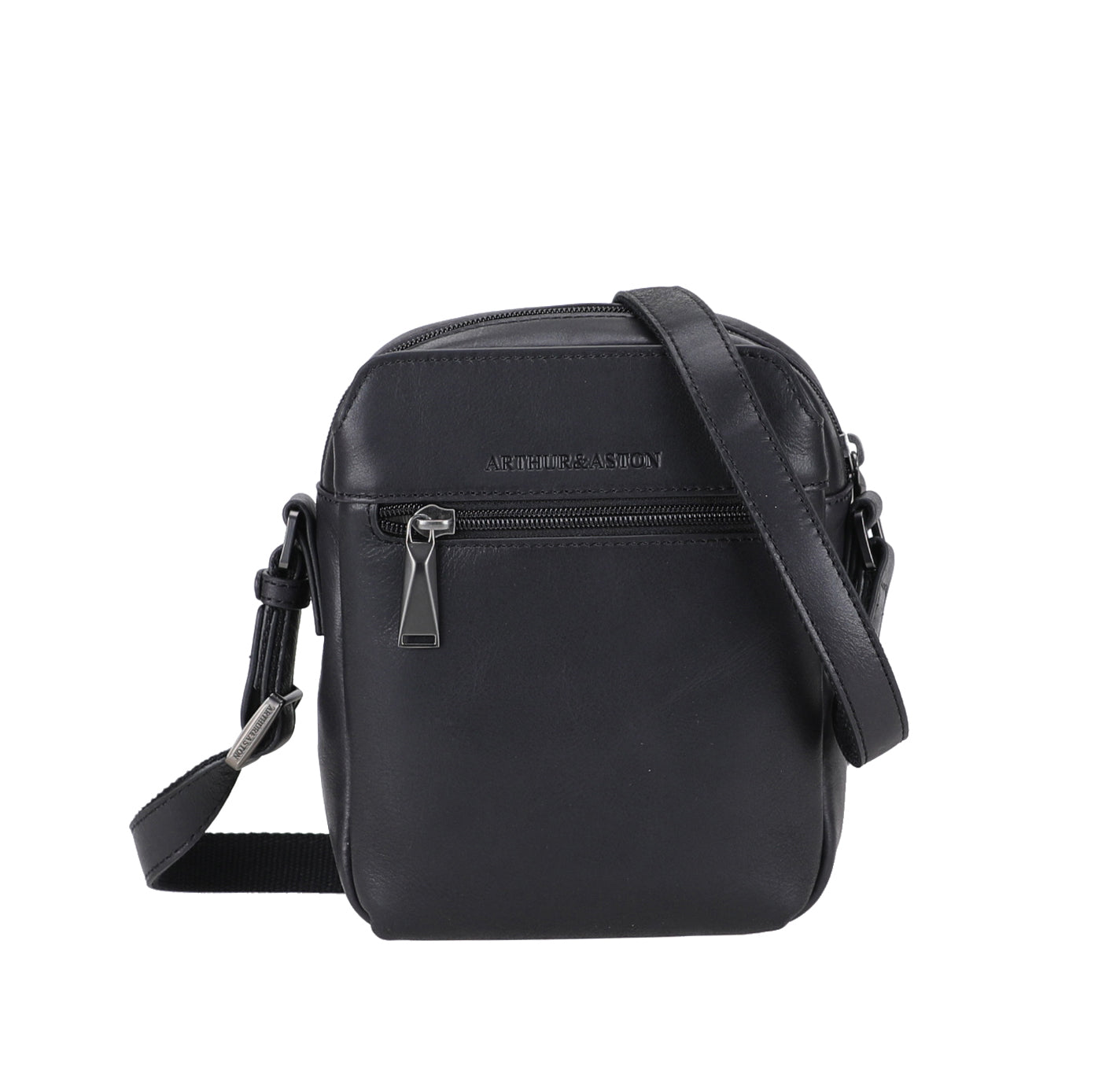 arthur-et-aston-cosmo-petit-sac-travers-cuir-noir image 5