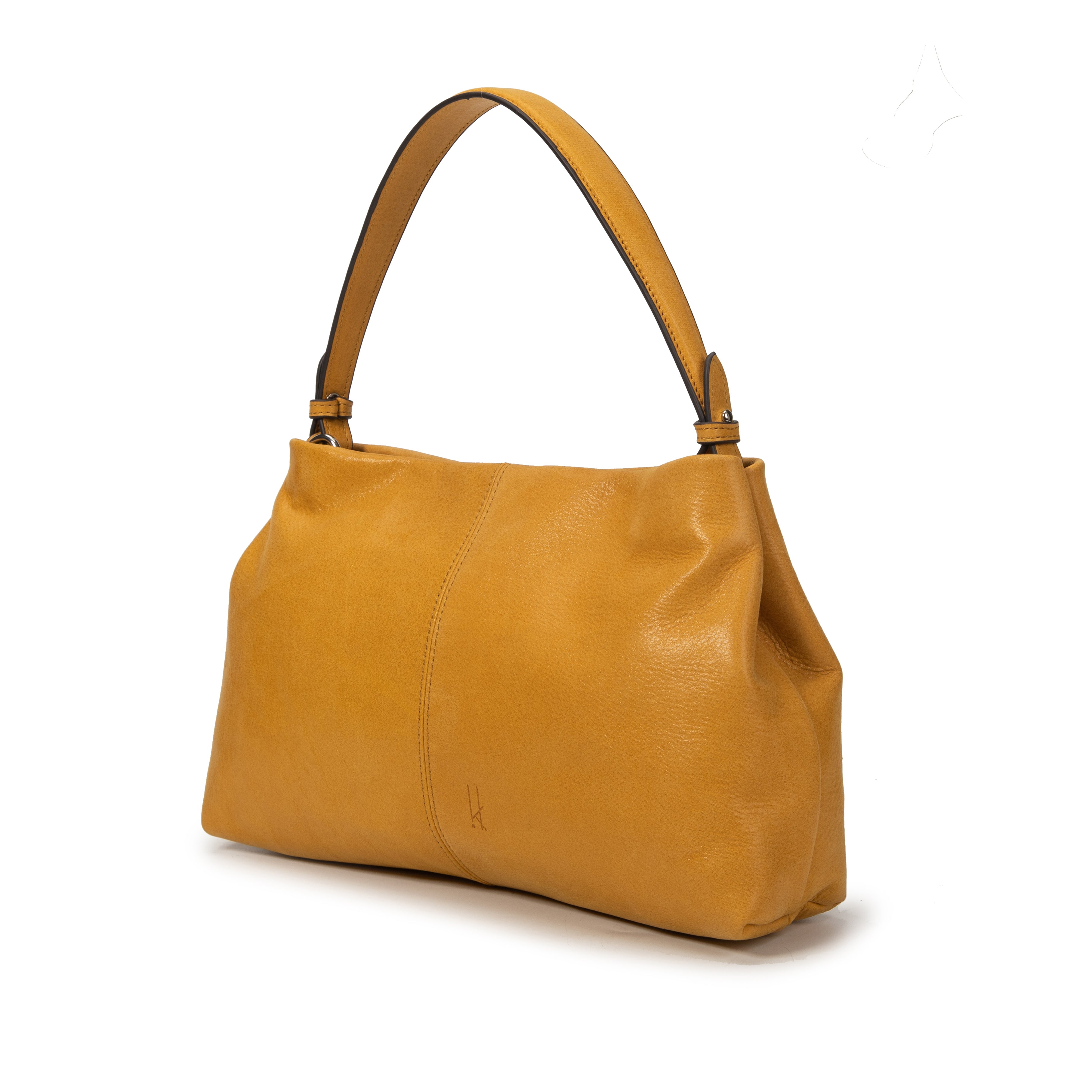 kate-lee-emma-sac-cuir-iris-jaune-compact image 2
