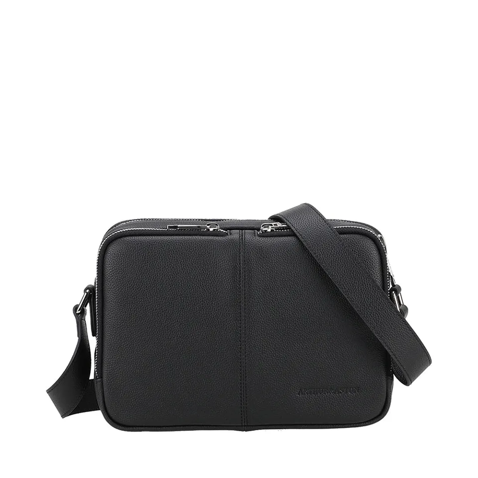 arthur-et-aston-ga-l-petite-besace-cuir-noir-zipp-e image 1