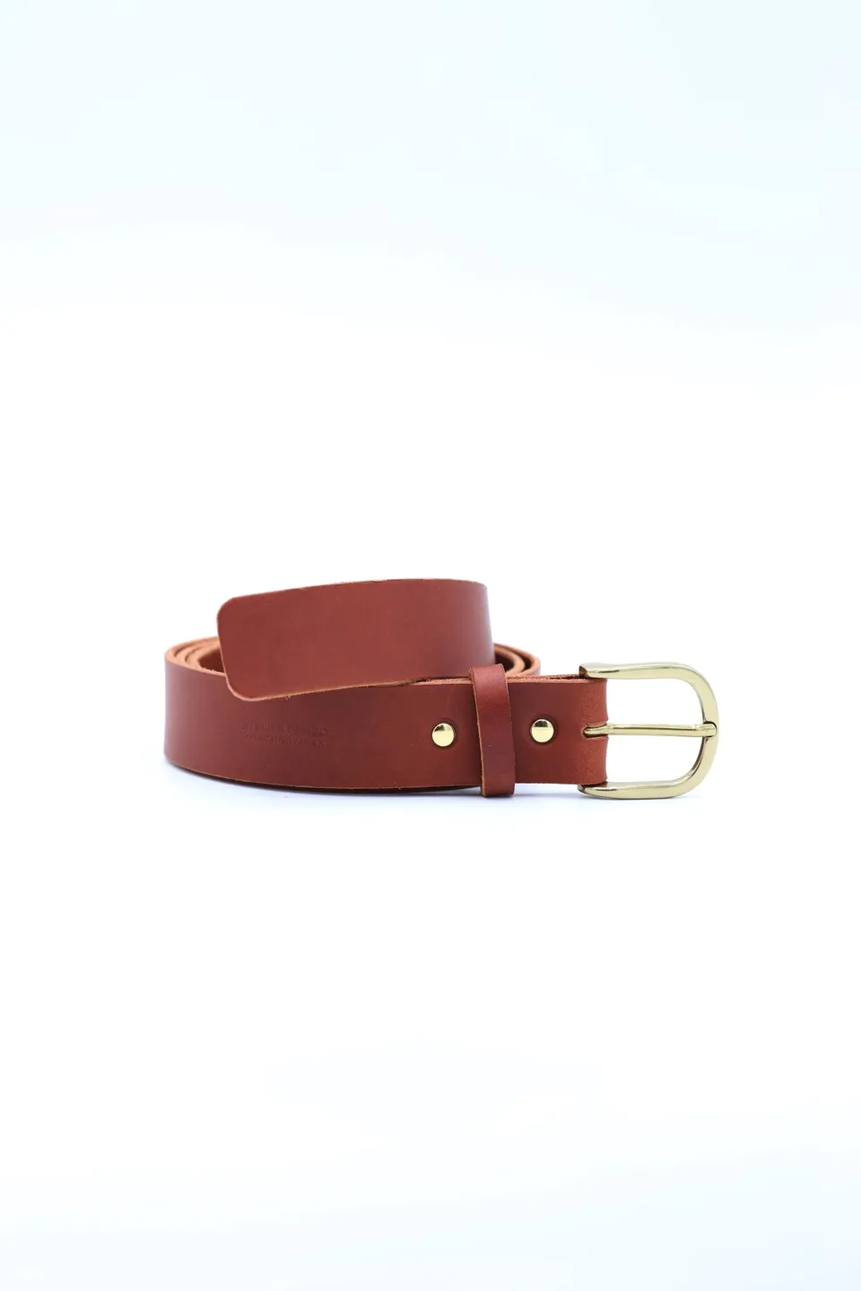atelier-penso-boucle-d-ceinture-cuir-papaya-laiton image 1