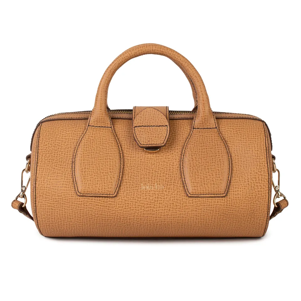 kate-lee-frola-sac-main-cuir-camel-bandouli-re image 1