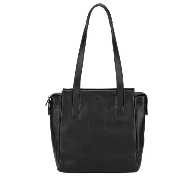 arthur-et-aston-l-on-m-sac-paule-cuir-noir image 1