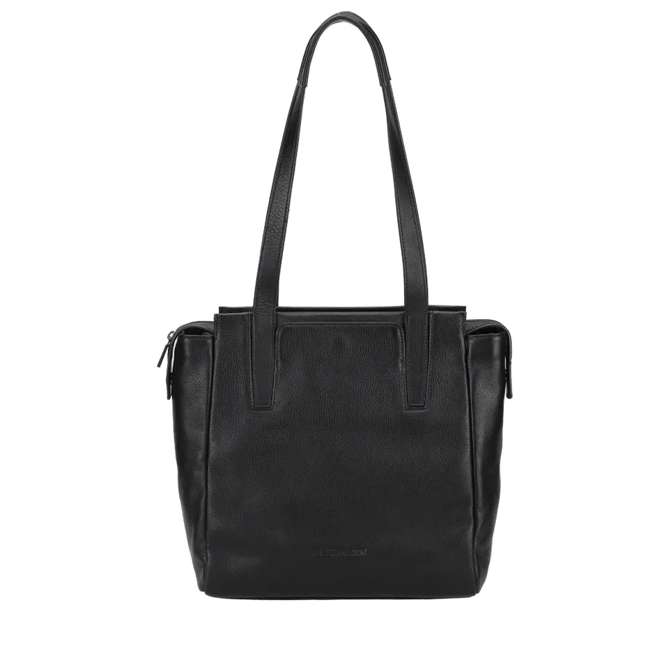arthur-et-aston-l-on-m-sac-paule-cuir-noir image 1