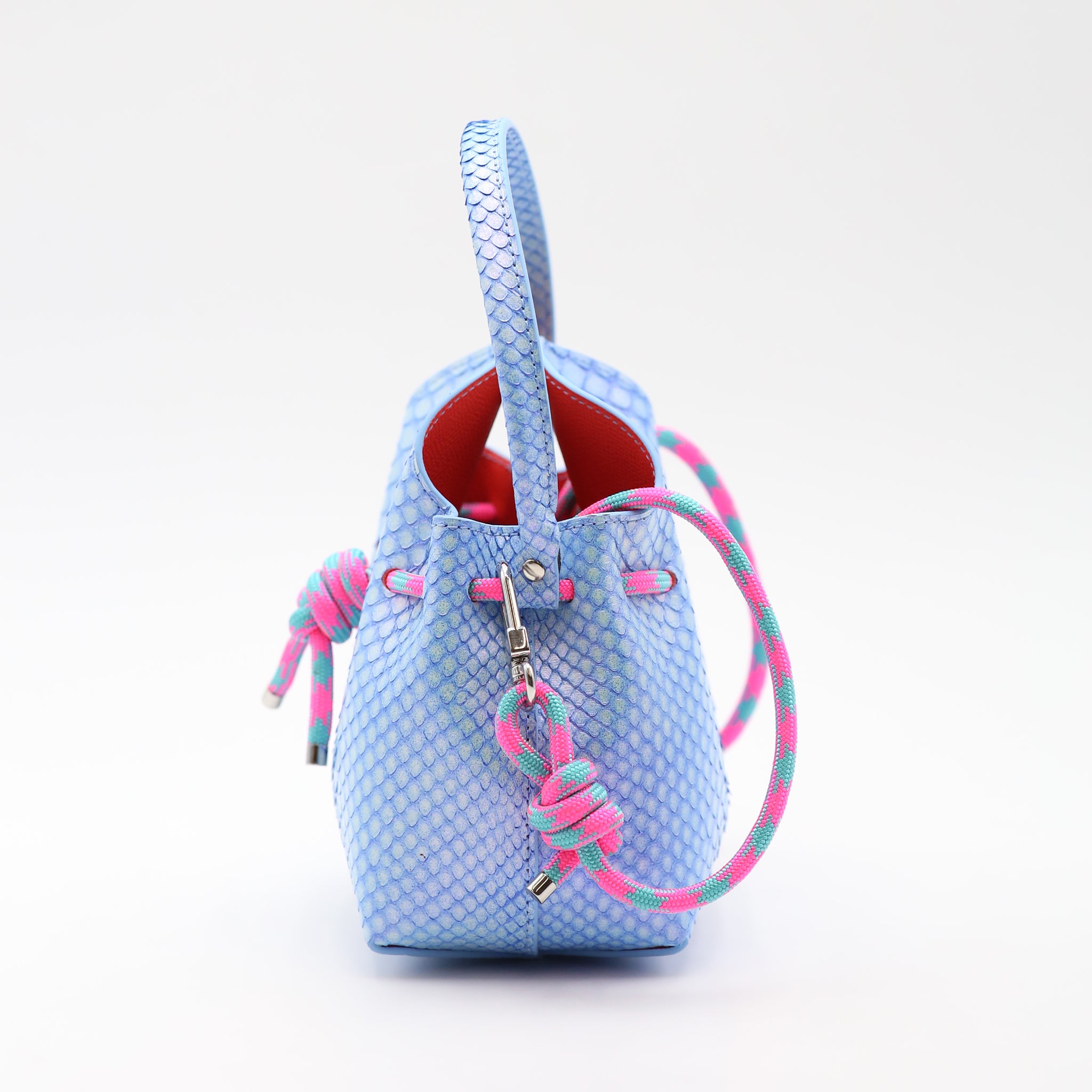 atelier-penso-mini-bucket-sac-seau-cuir-python-extasy-corde image 4