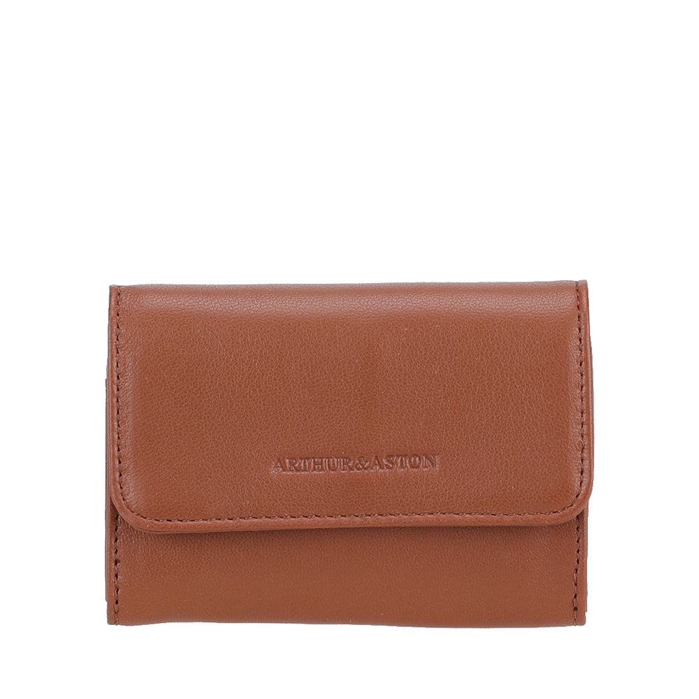 arthur-et-aston-riley-porte-monnaie-cuir-noir-femme image 3