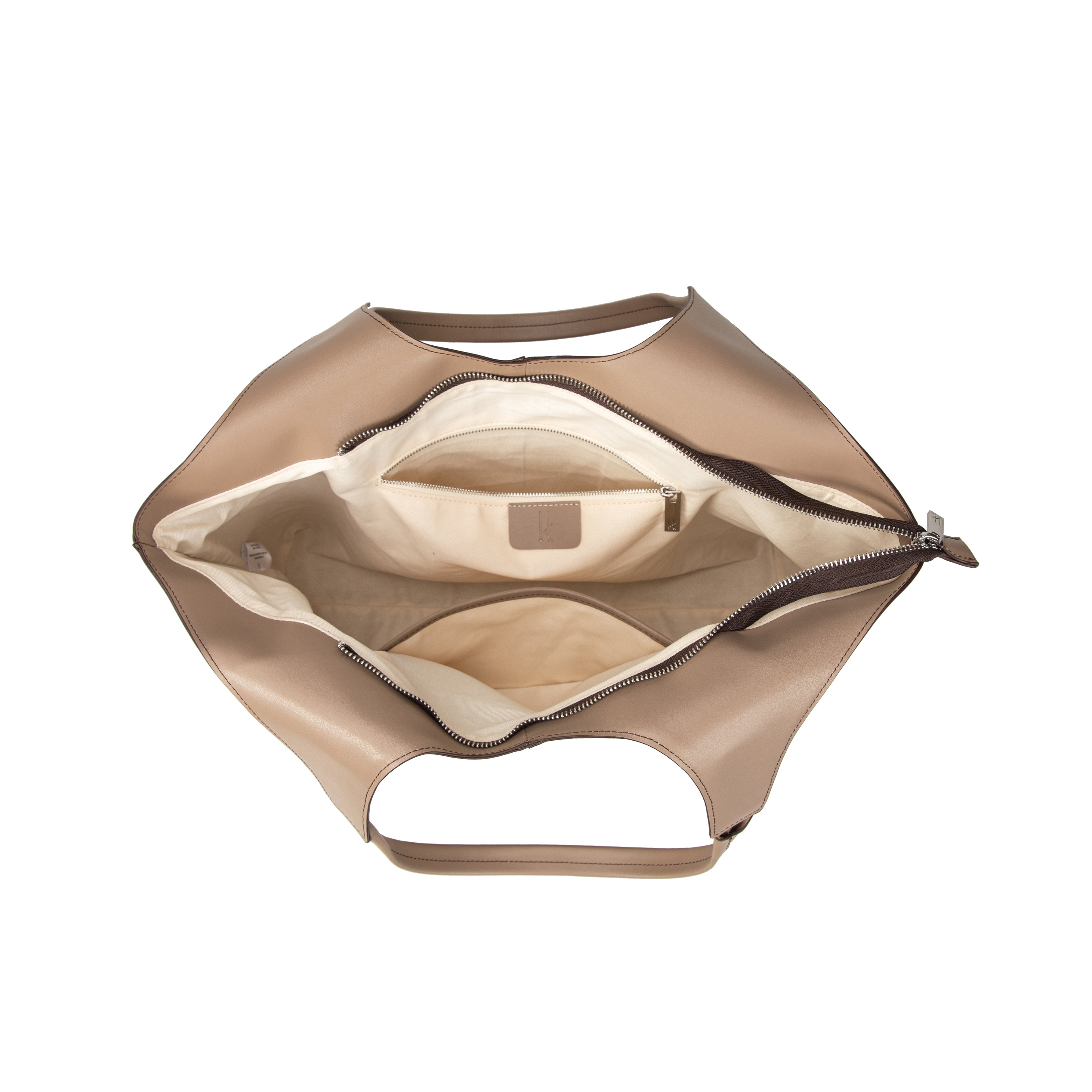 kate-lee-clemence-vachette-grand-sac-cendre image 3