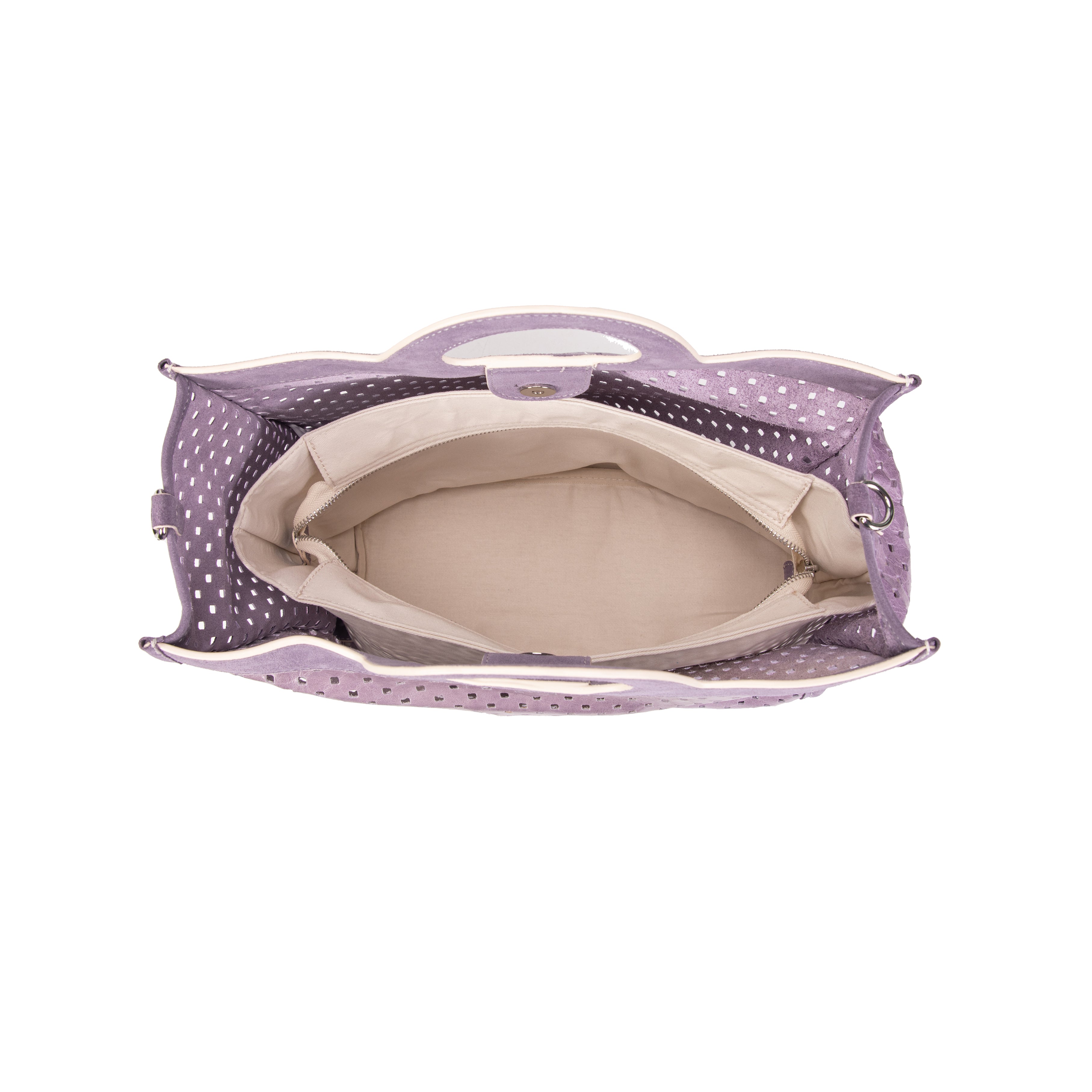 kate-lee-gae-sac-cabas-cuir-lilas-perfor-36-cm image 3